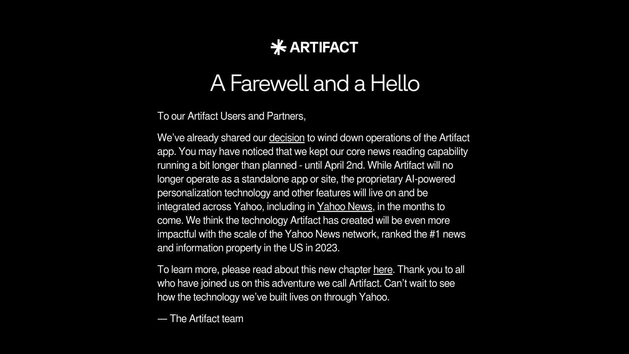 Artifact
