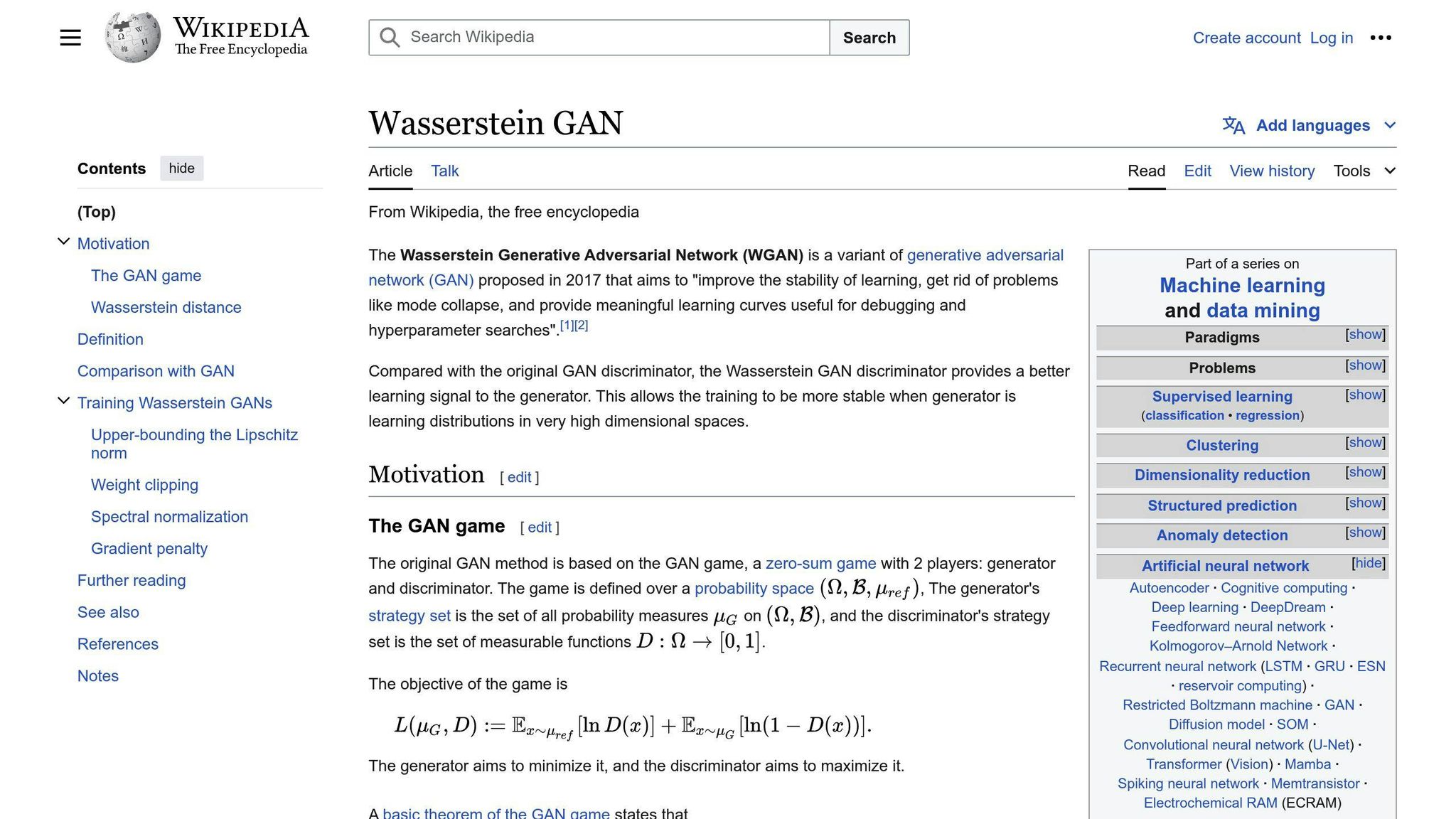 Wasserstein GAN