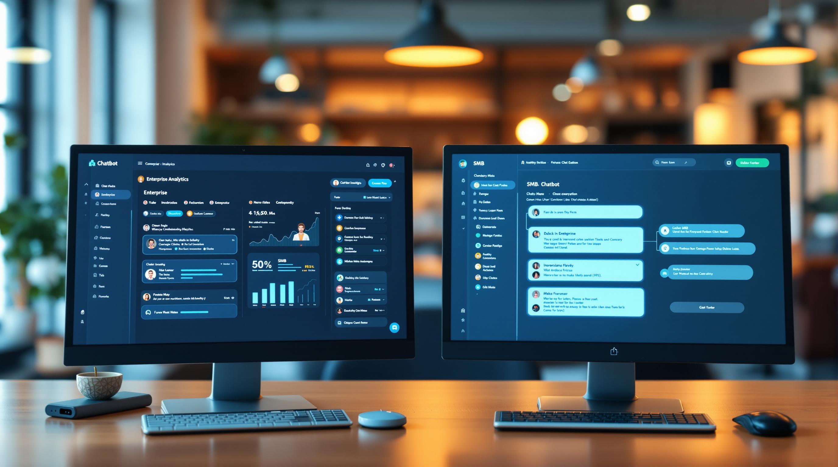 Thumbnail for: Enterprise vs. SMB Chatbot Costs: Key Differences