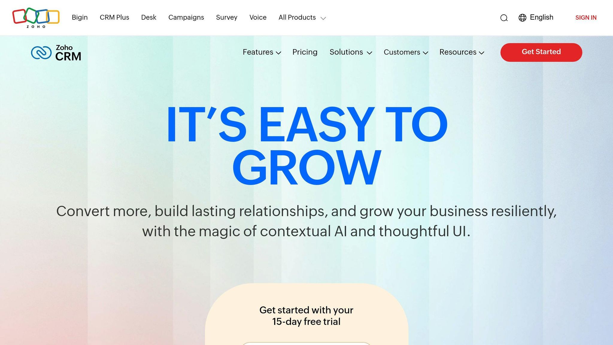Zoho CRM