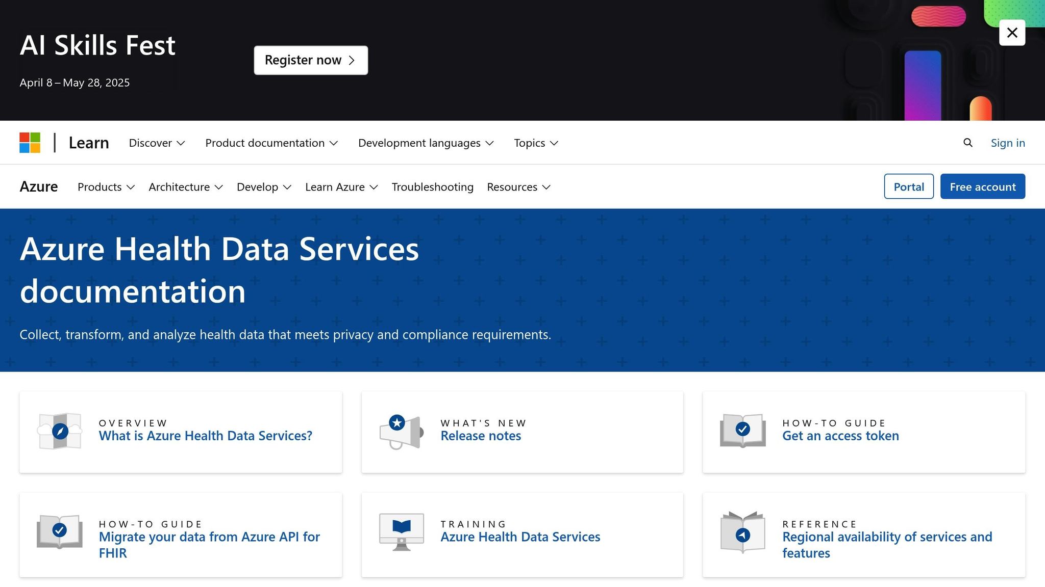 Microsoft Azure Healthcare APIs