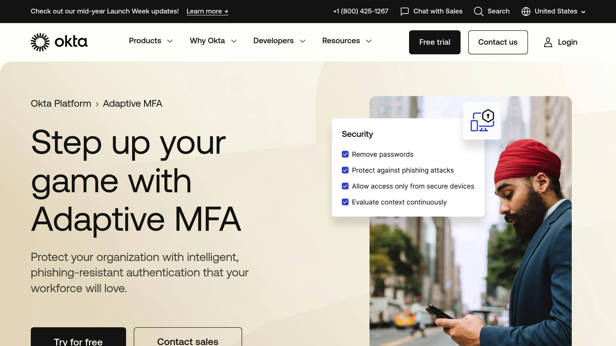 Okta Adaptive MFA