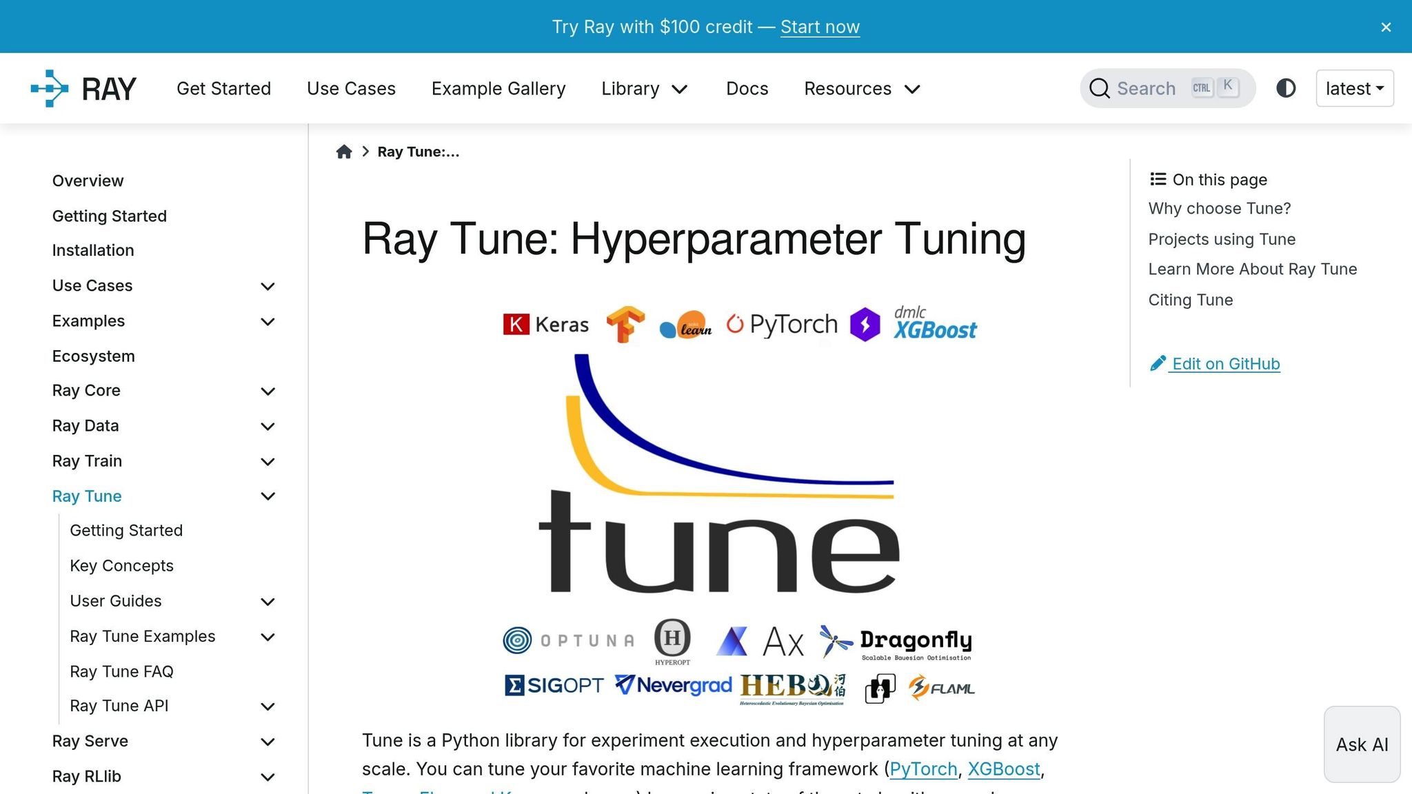 Ray Tune