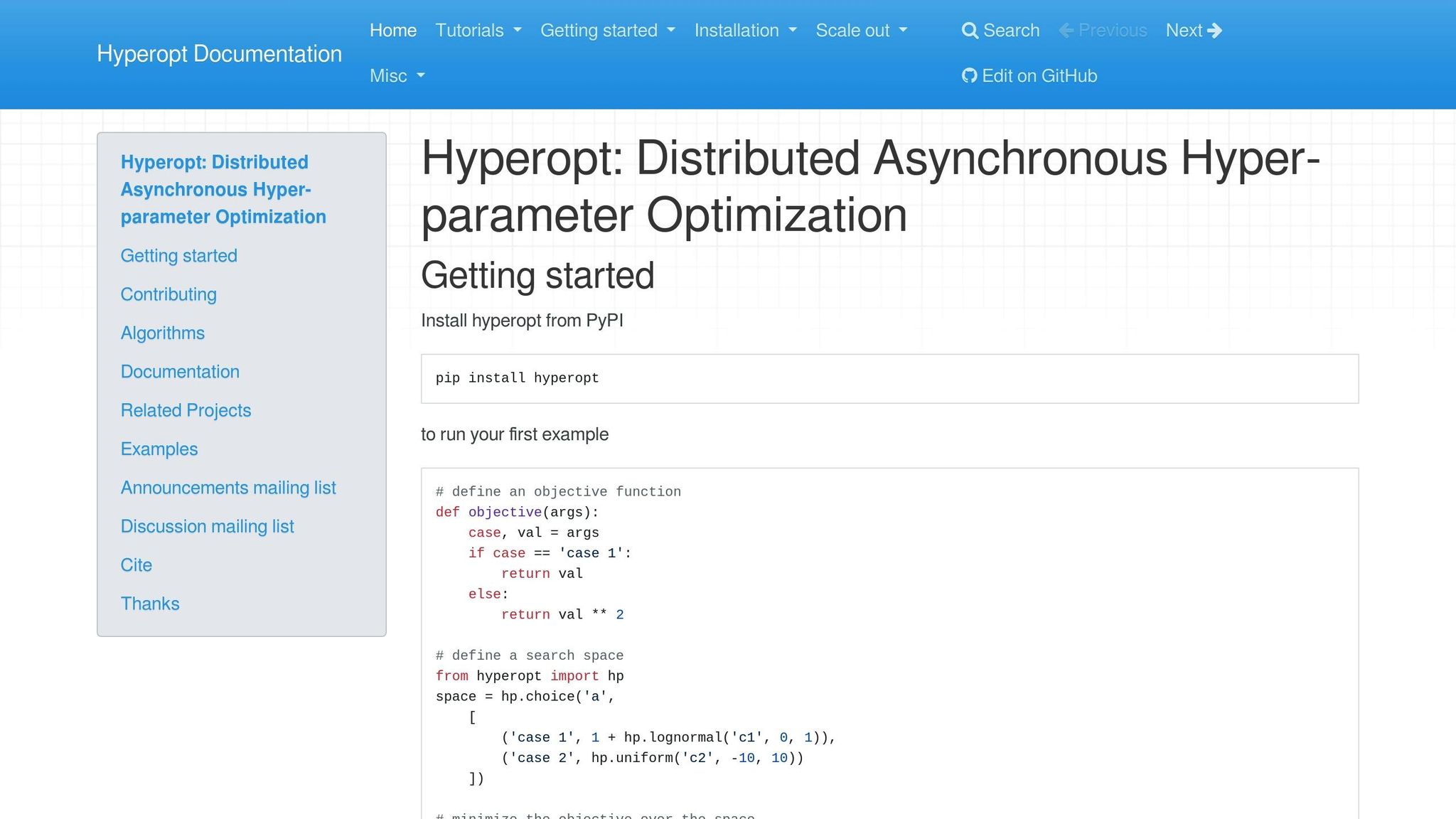 Hyperopt