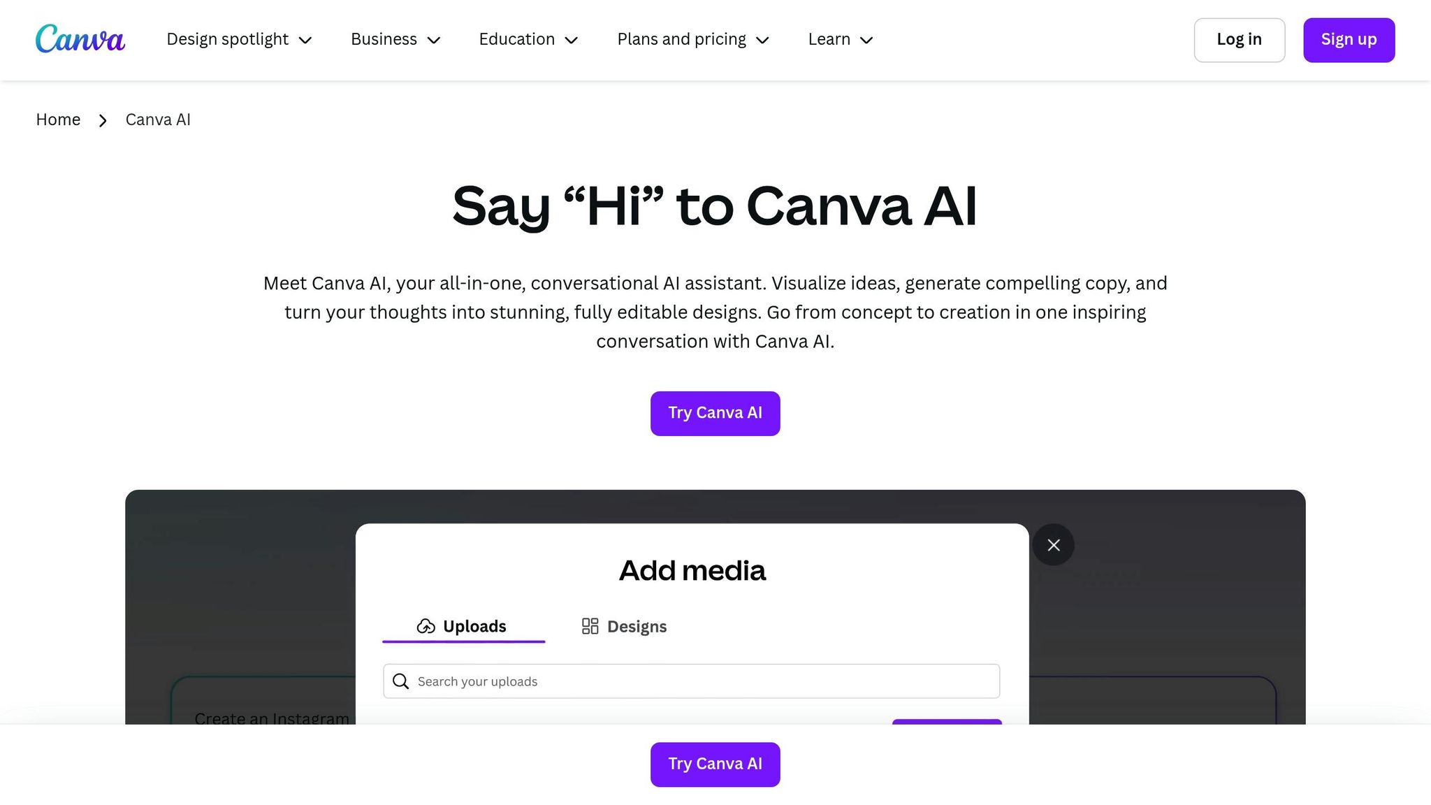 Canva AI