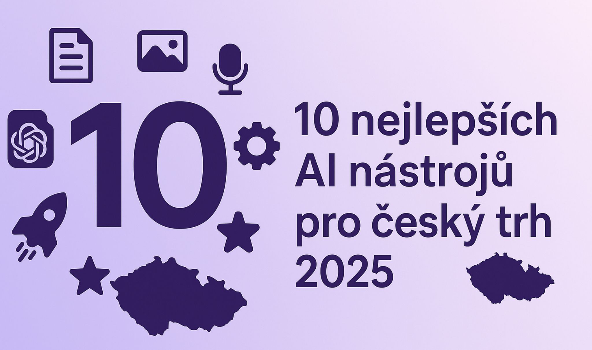 Thumbnail for: 10 nejlepších AI nástrojů pro český trh 2025