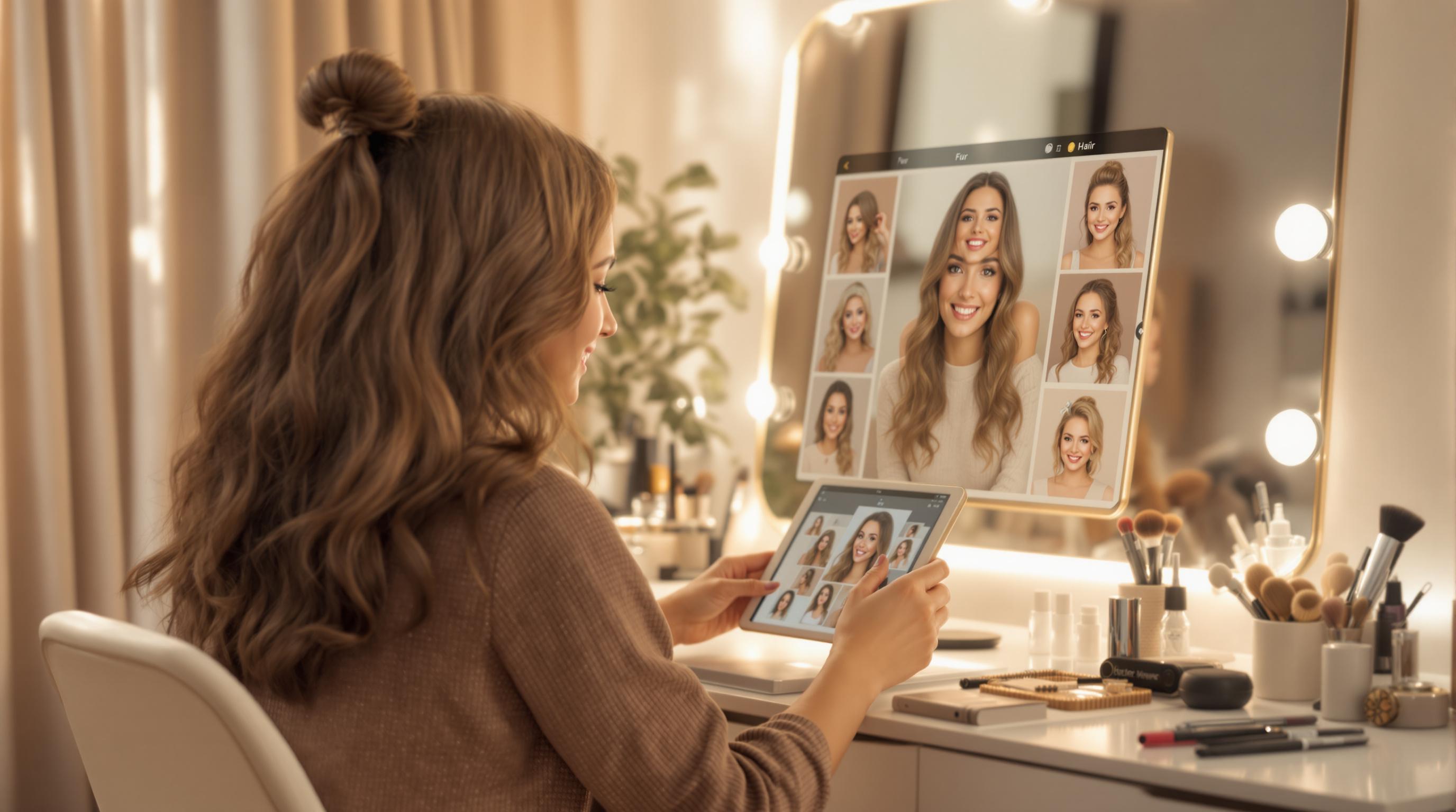 Virtual Hair Try-On: AI Hair Styling Helps You Create a Personalized Makeup Look