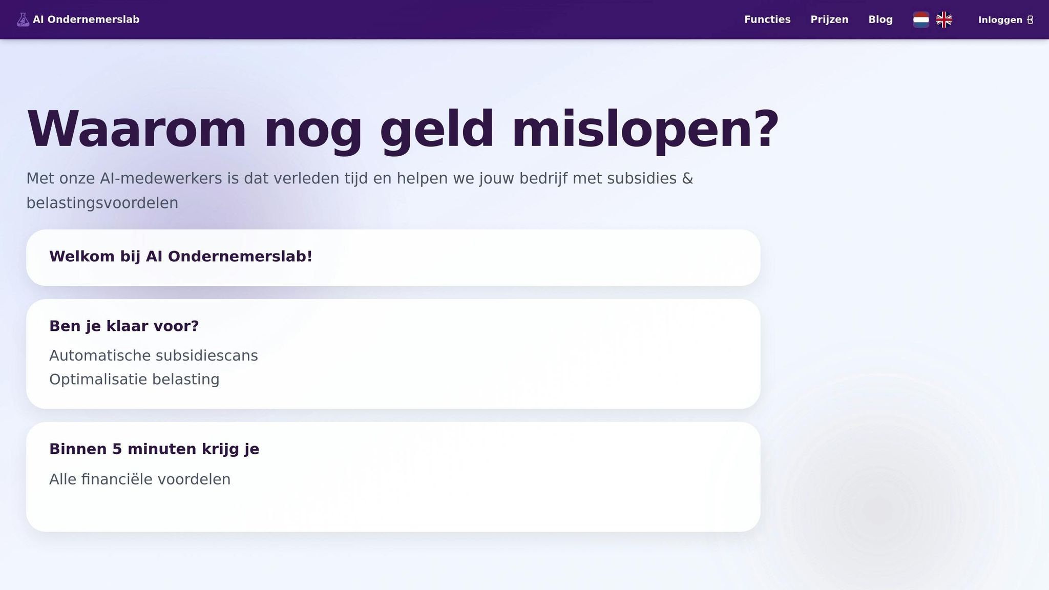 AI Ondernemerslab