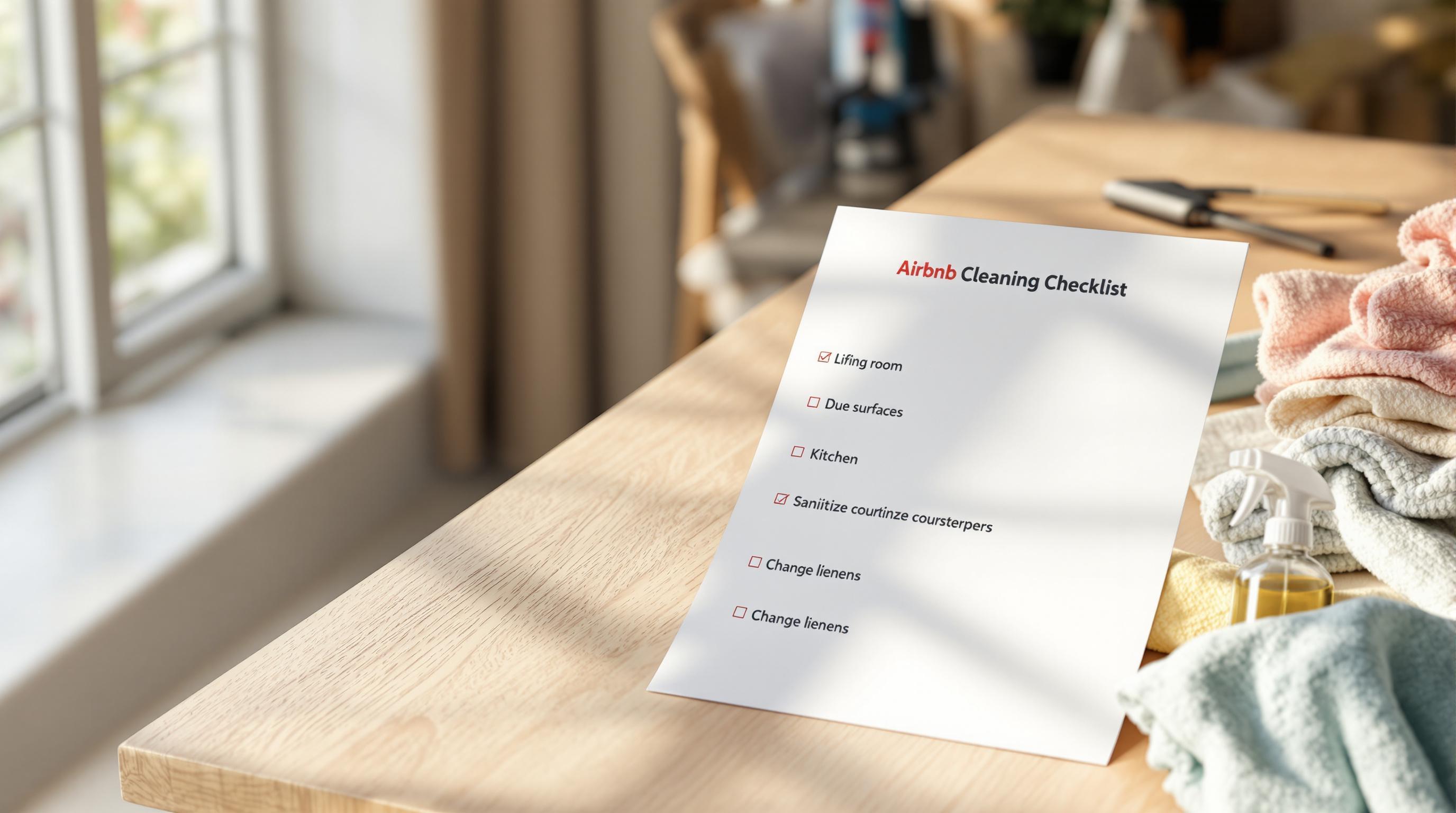 Airbnb Cleaning Checklist: Room-by-Room Turnover Guide