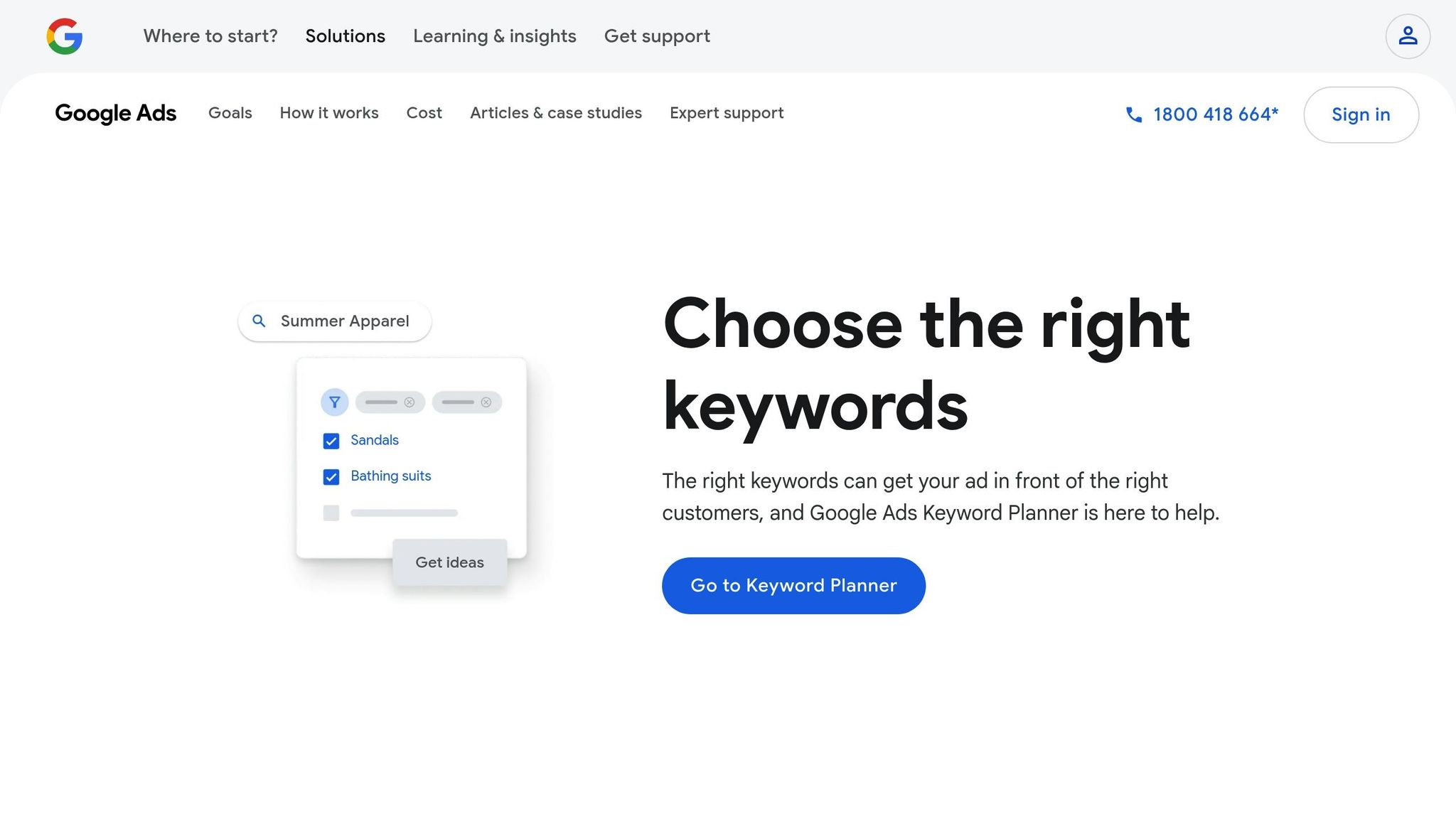 Google Keyword Planner
