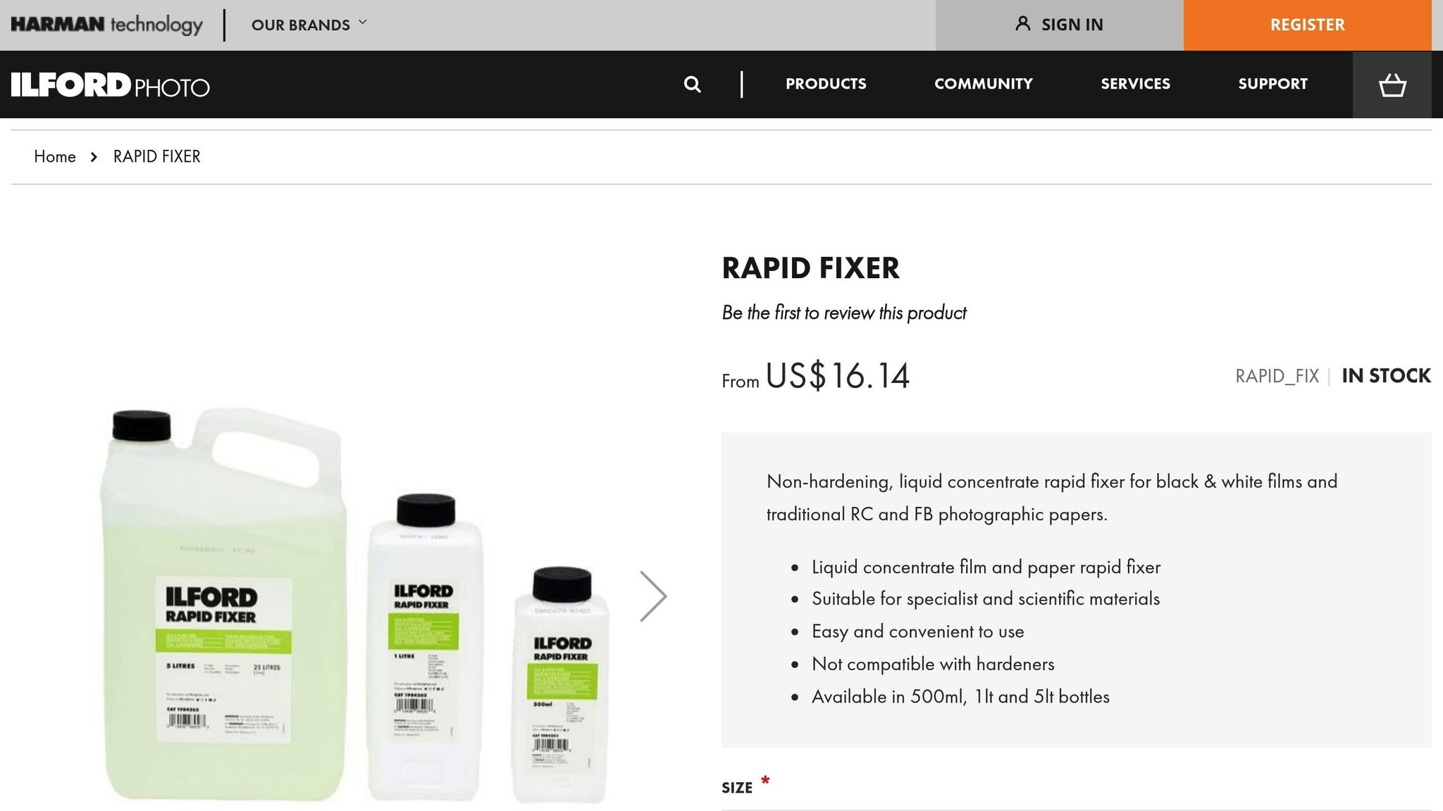 Ilford Rapid Fixer