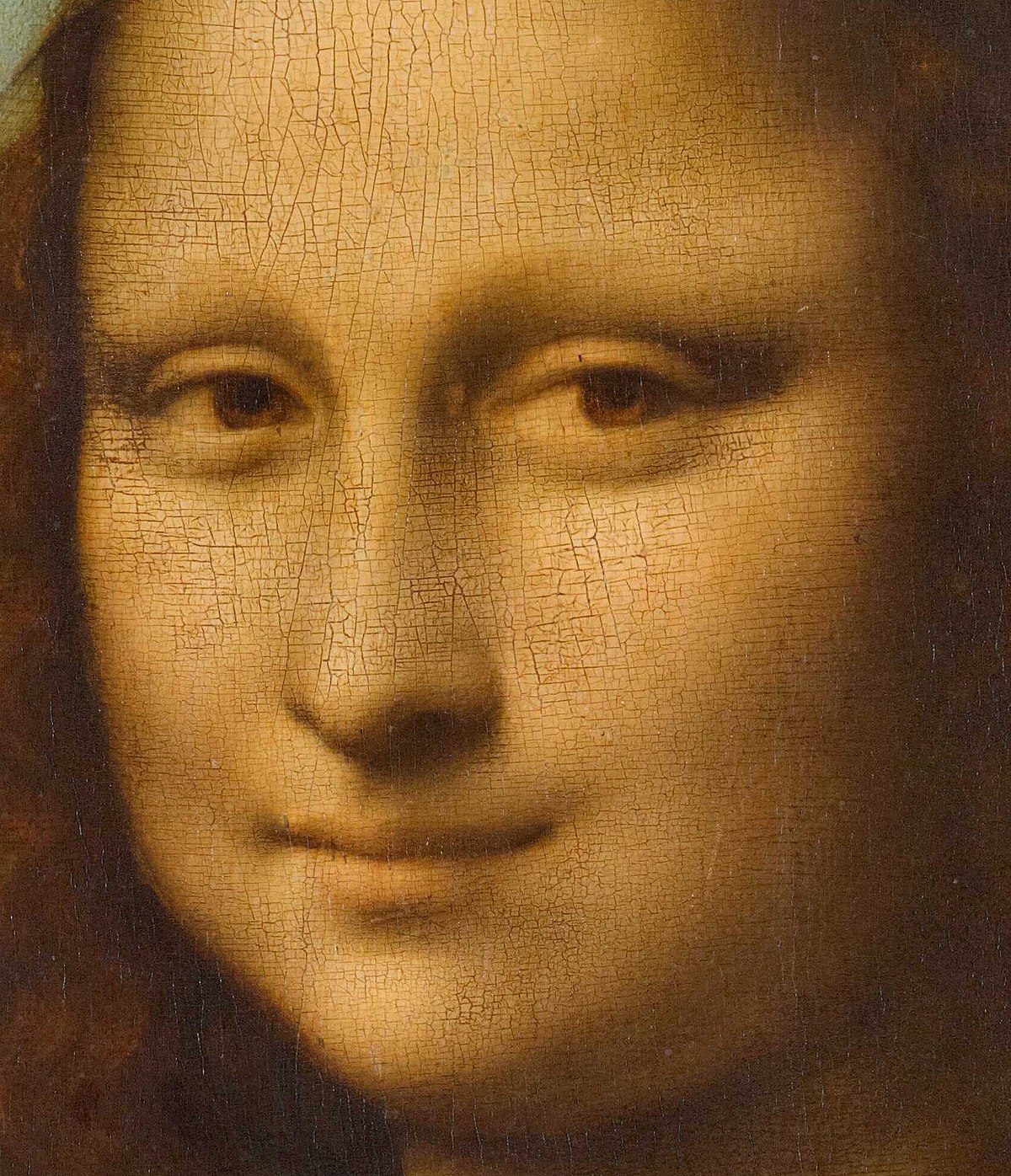 Mona Lisa Sfumato Detail