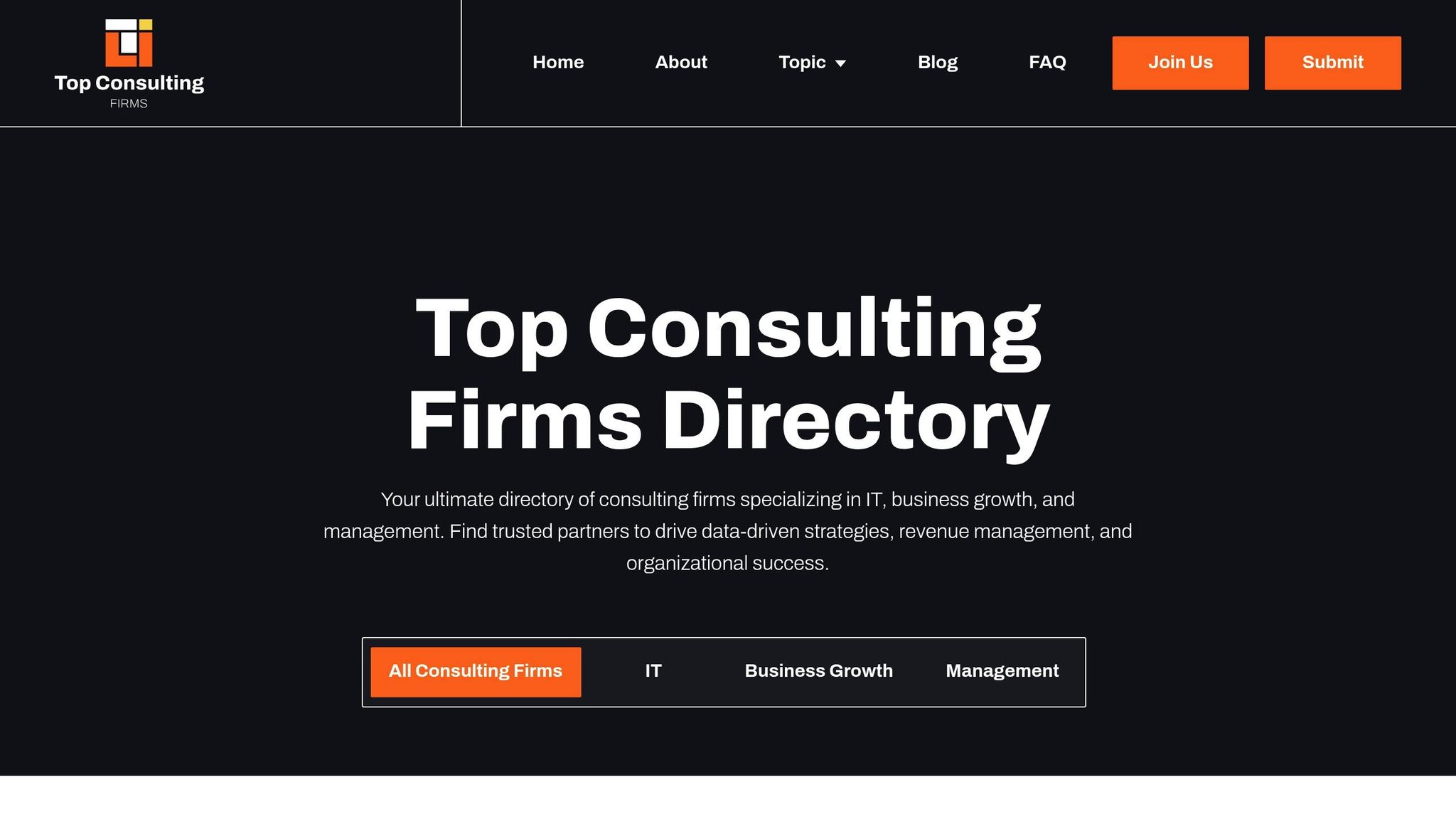 Top Consulting Firms Directory