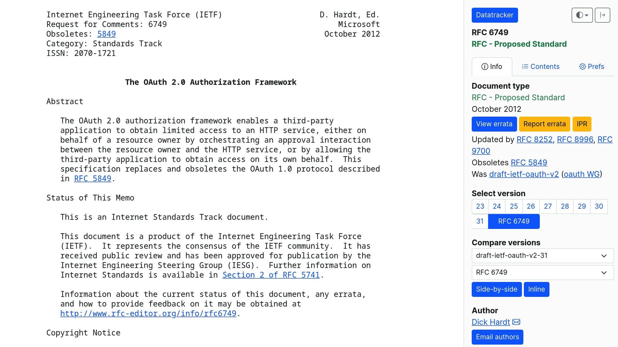 OAuth 2.0