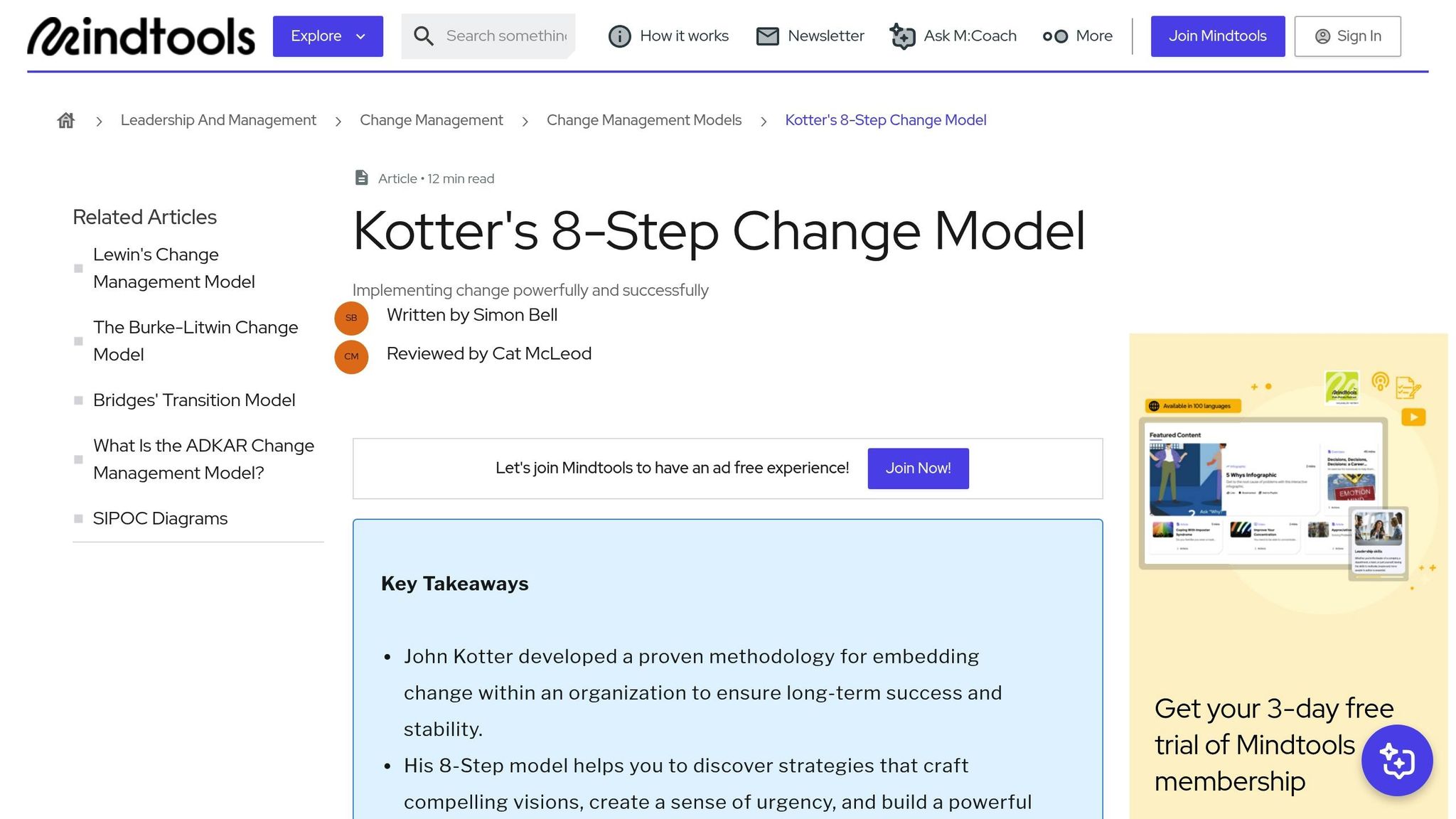 Kotter's 8 Steps