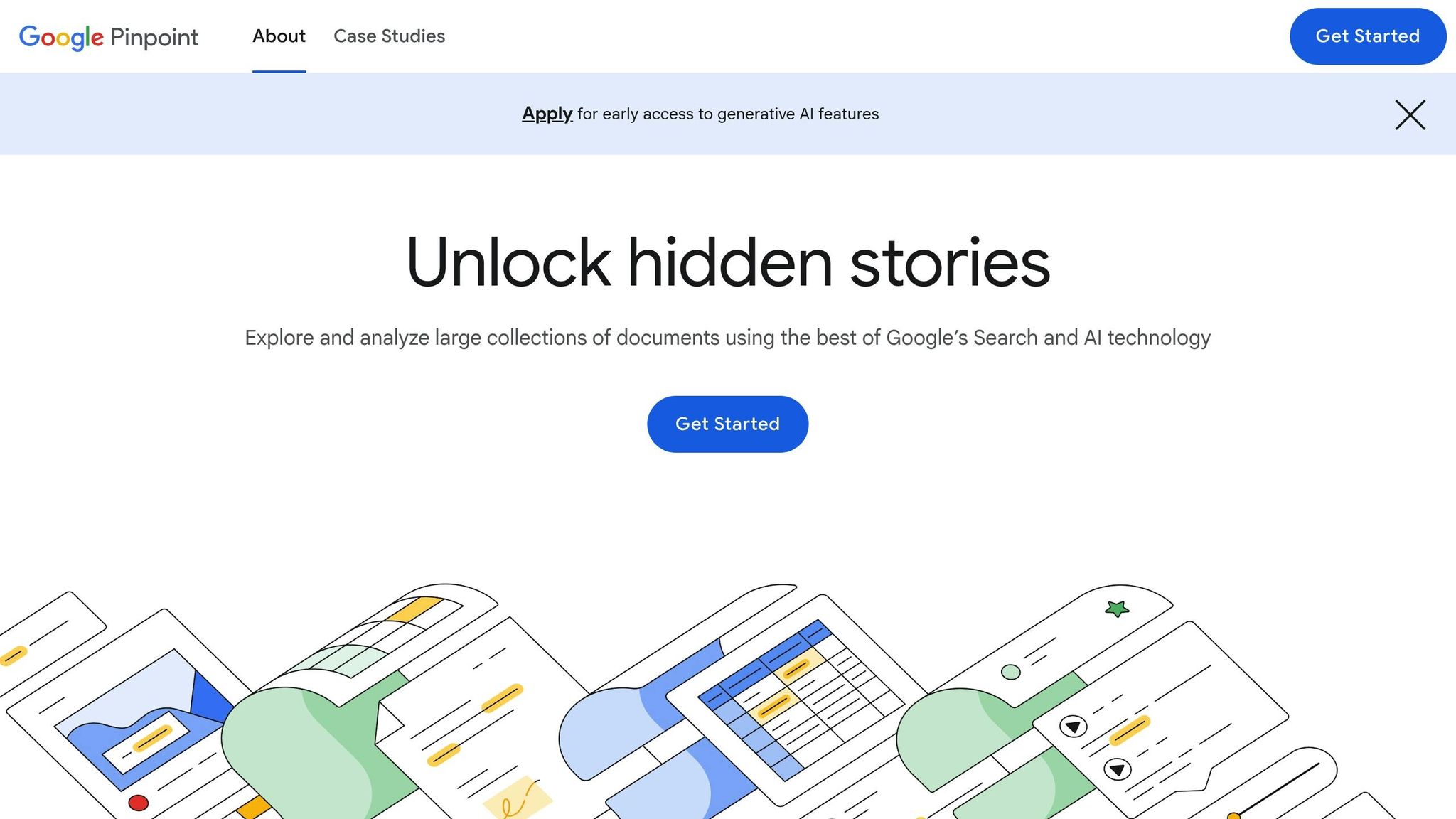 Pinpoint by Google Journalist Studio