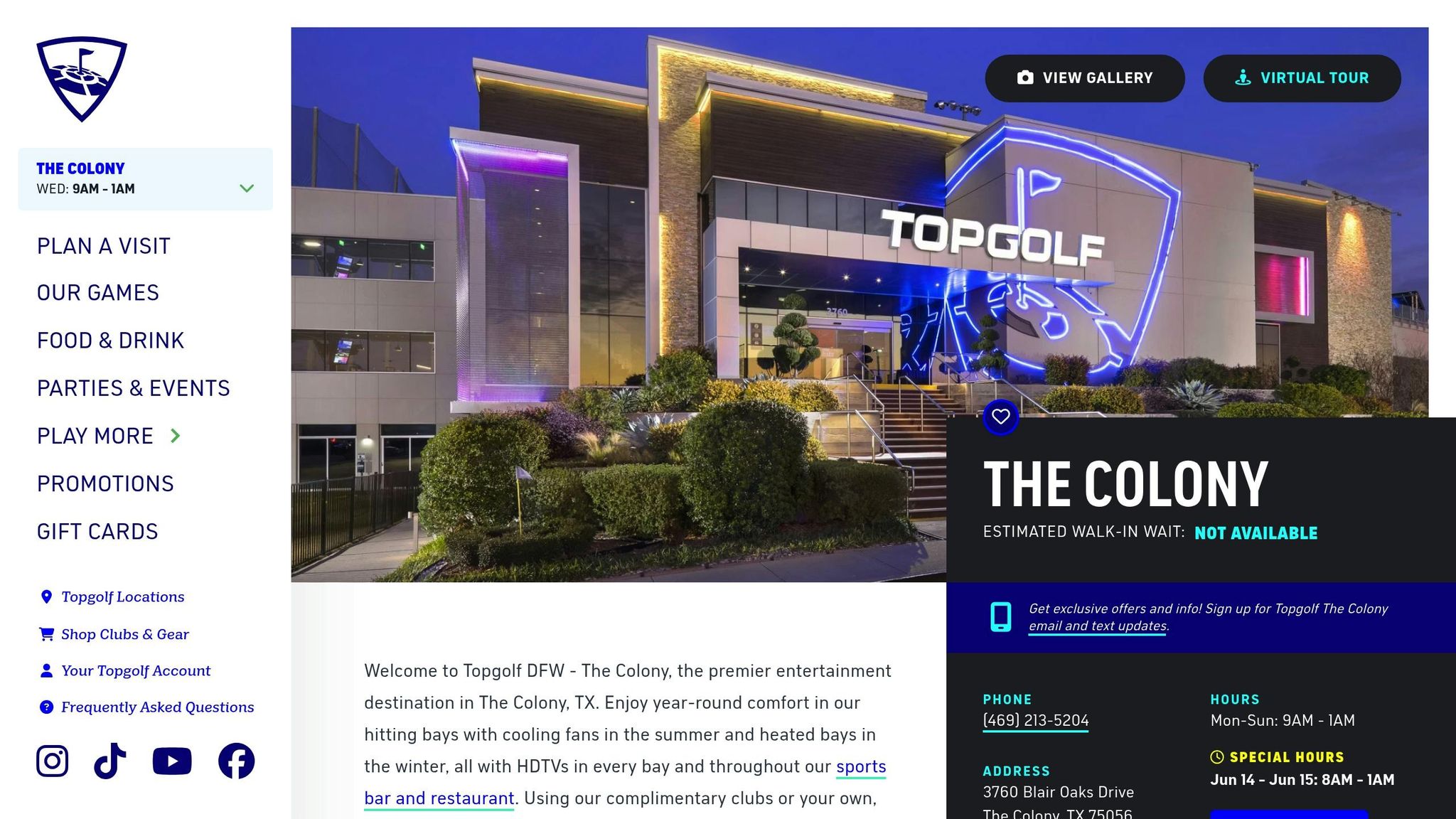 Topgolf The Colony