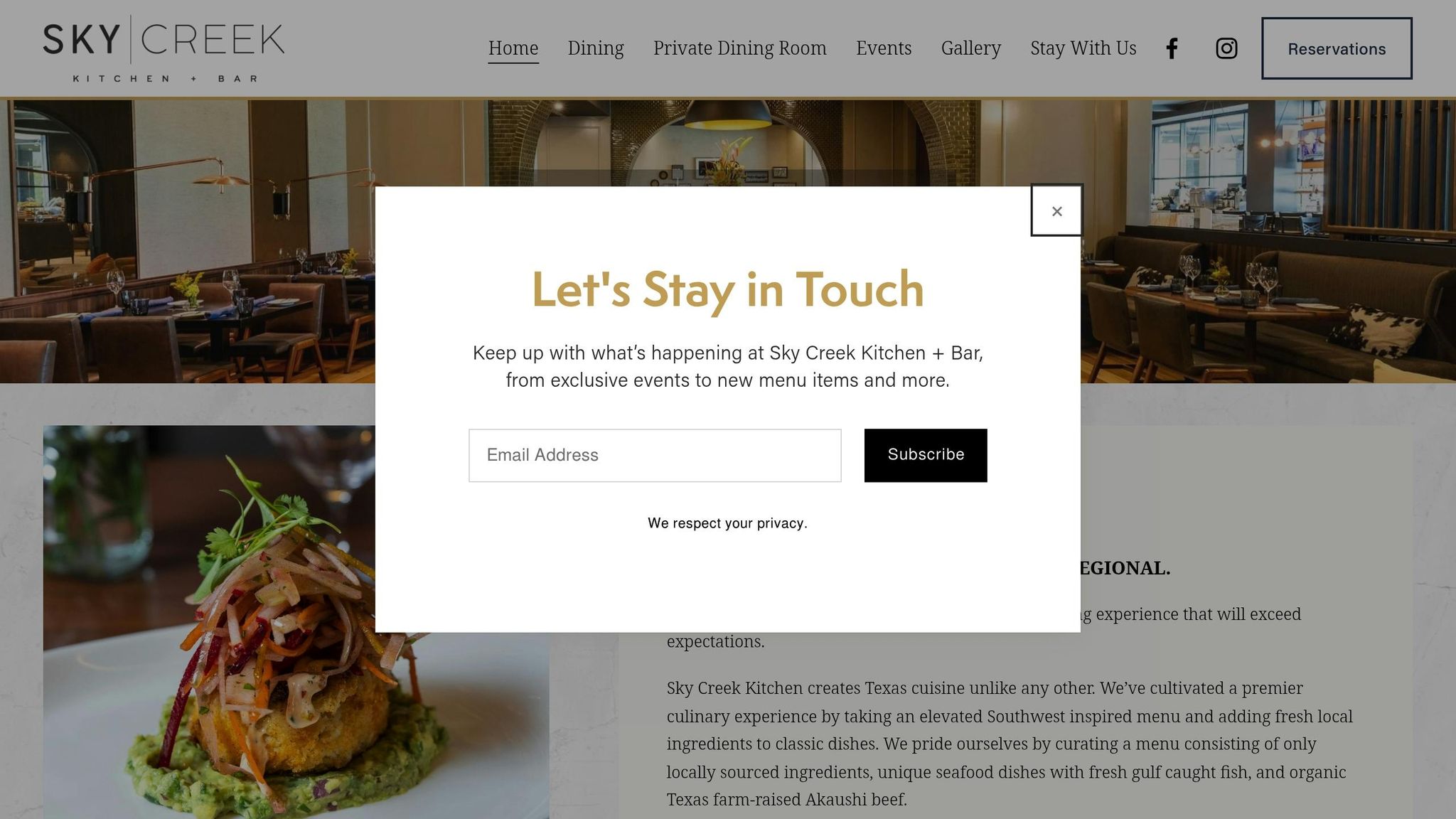 Sky Creek Kitchen + Bar