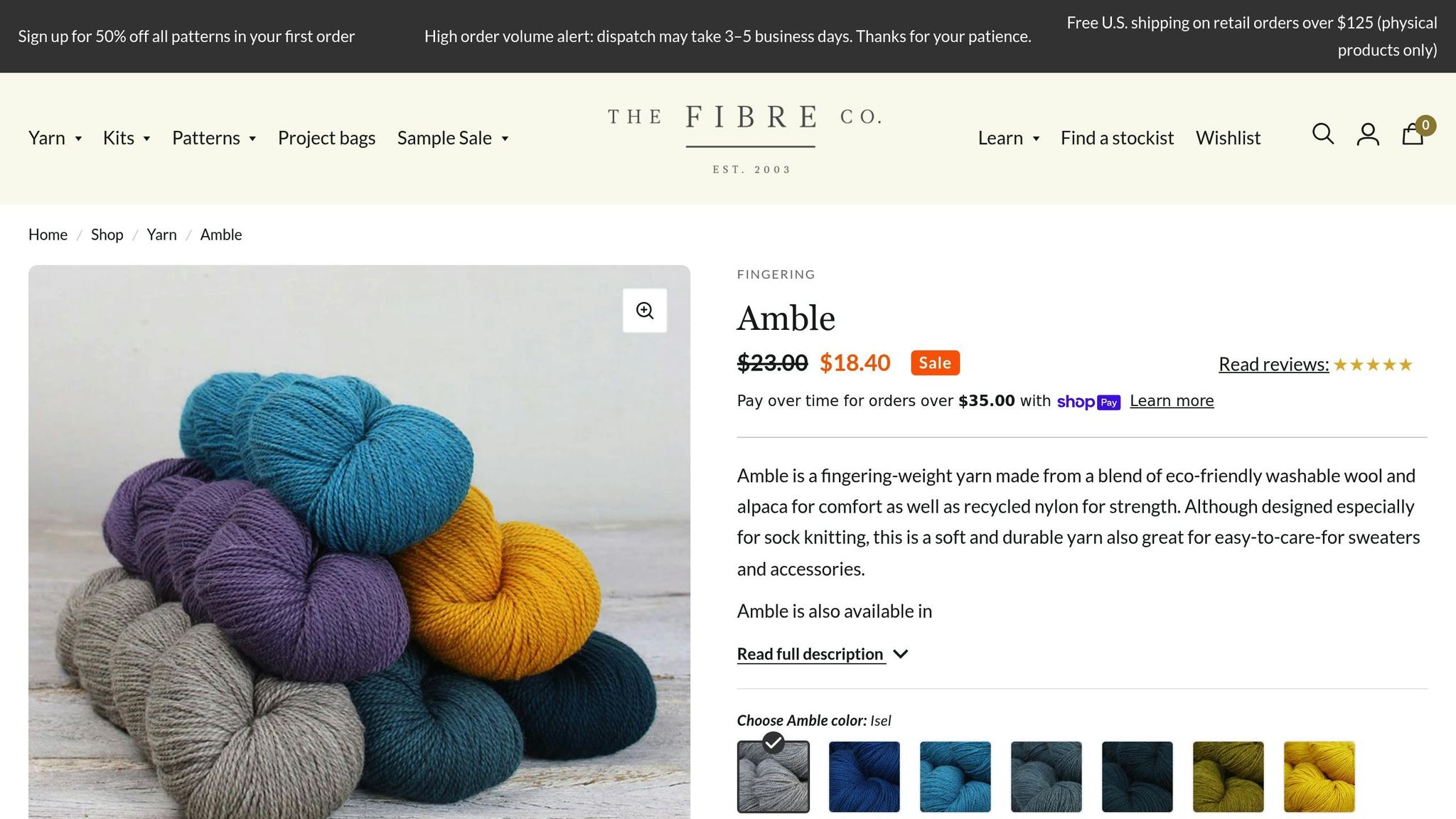 Alpaca Direct Amble Blend