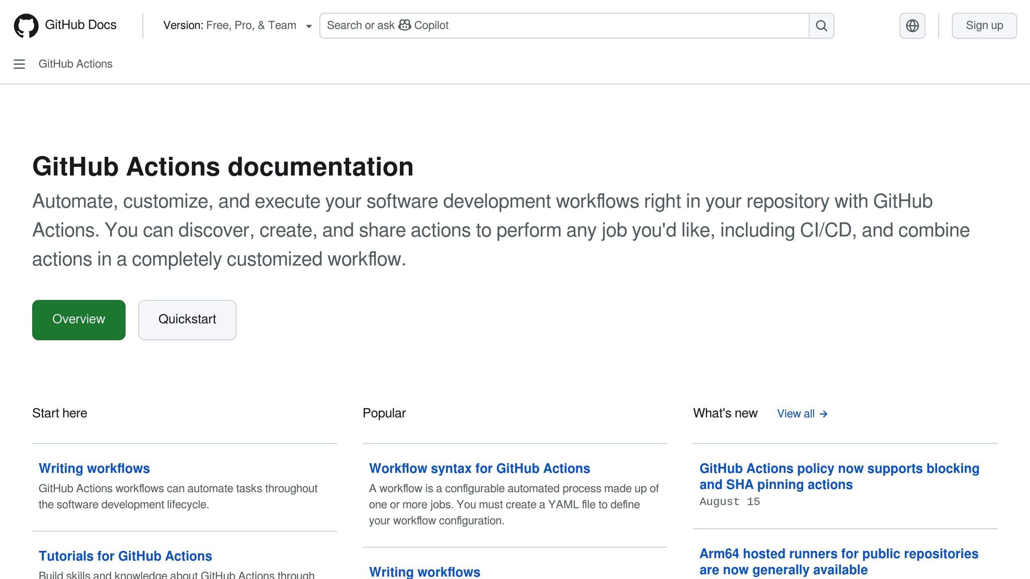 GitHub Actions