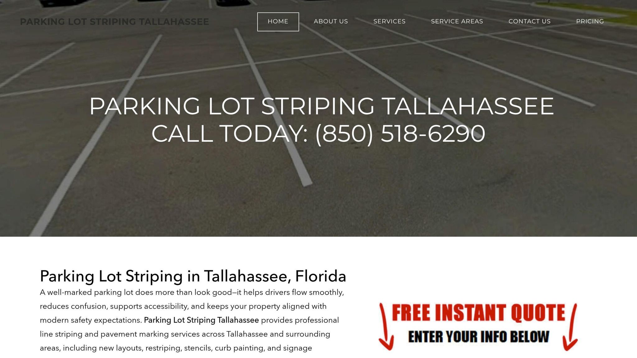 Parking Lot Striping Tallahassee