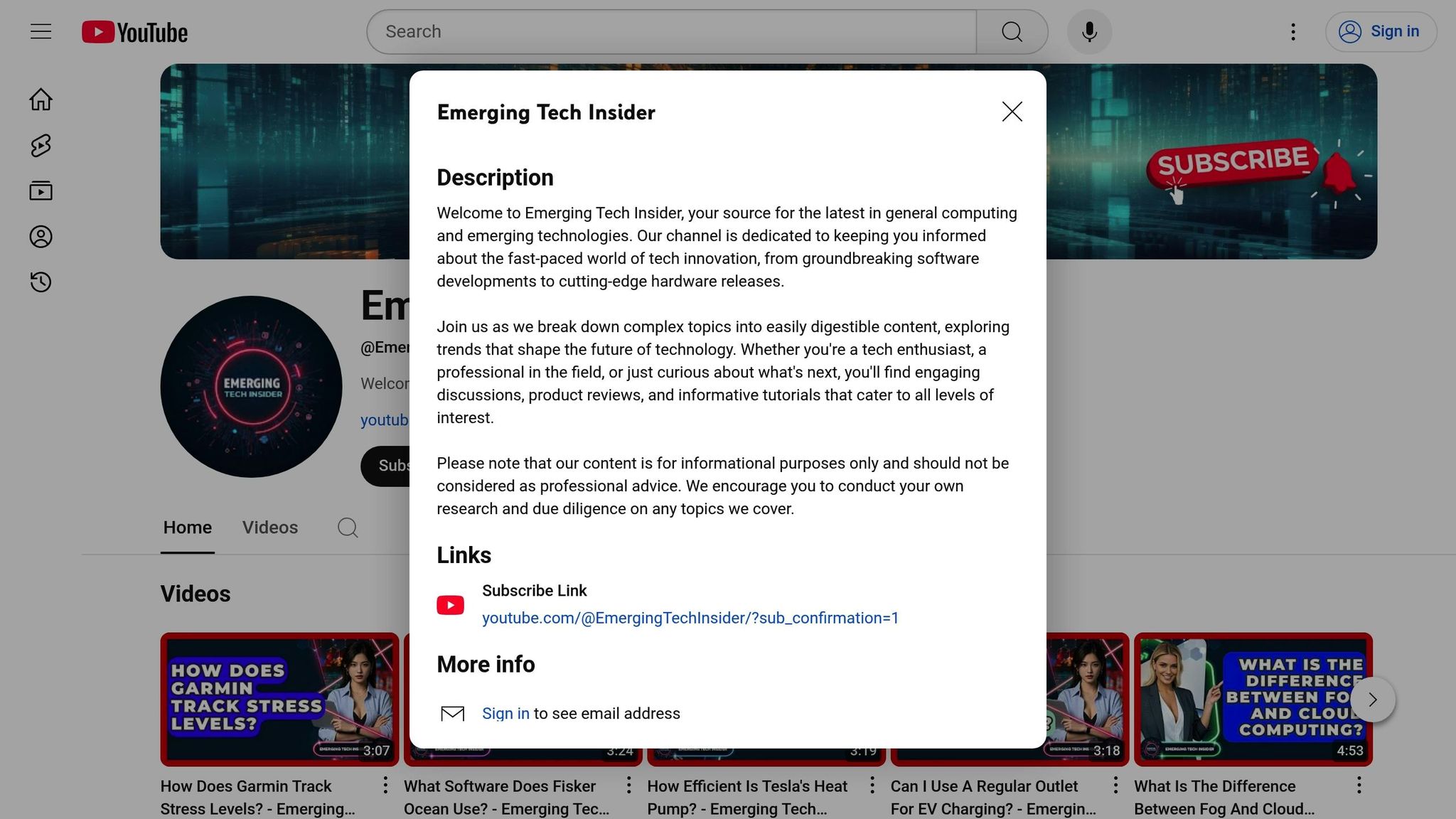 Emerging Tech Insider