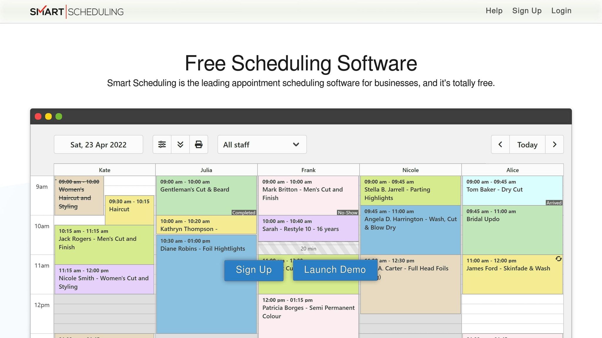 Smart Scheduling