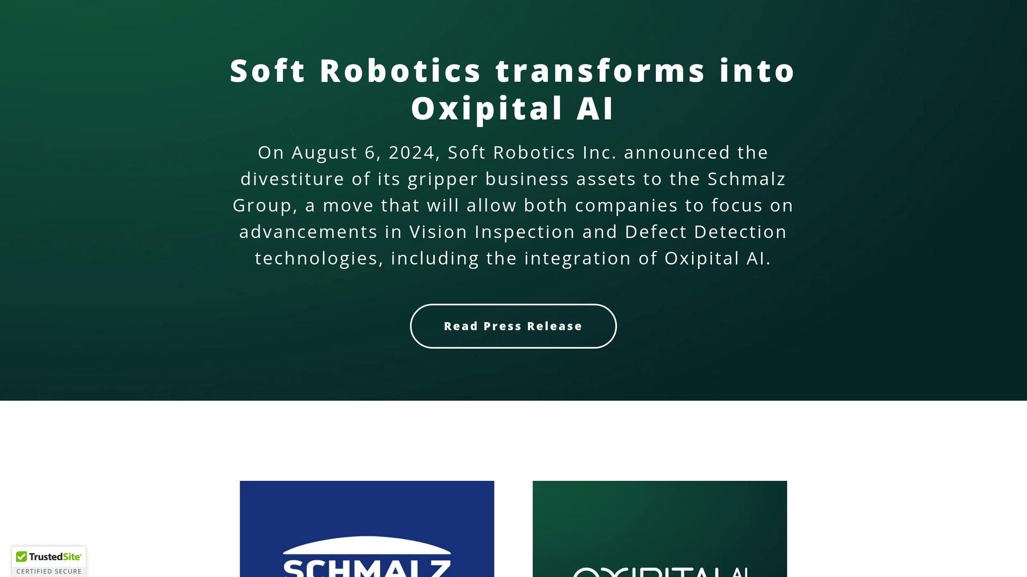Soft Robotics Food Handling