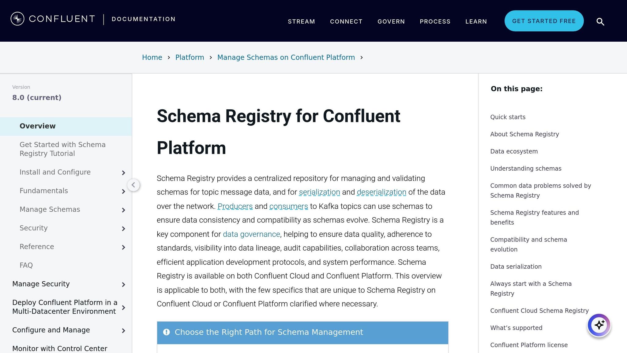 Confluent Schema Registry
