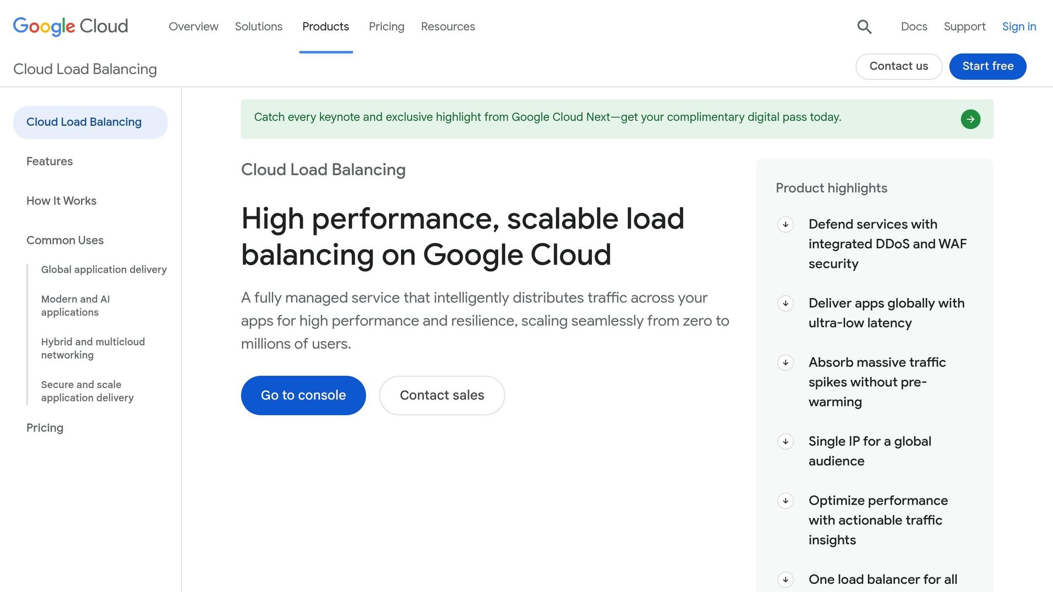 Google Cloud Load Balancer