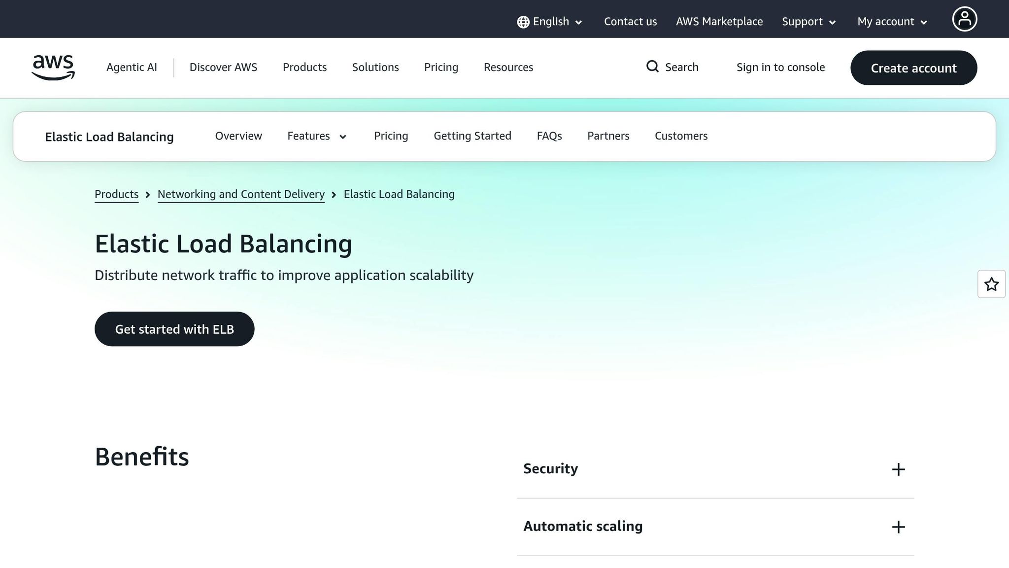 AWS Elastic Load Balancing