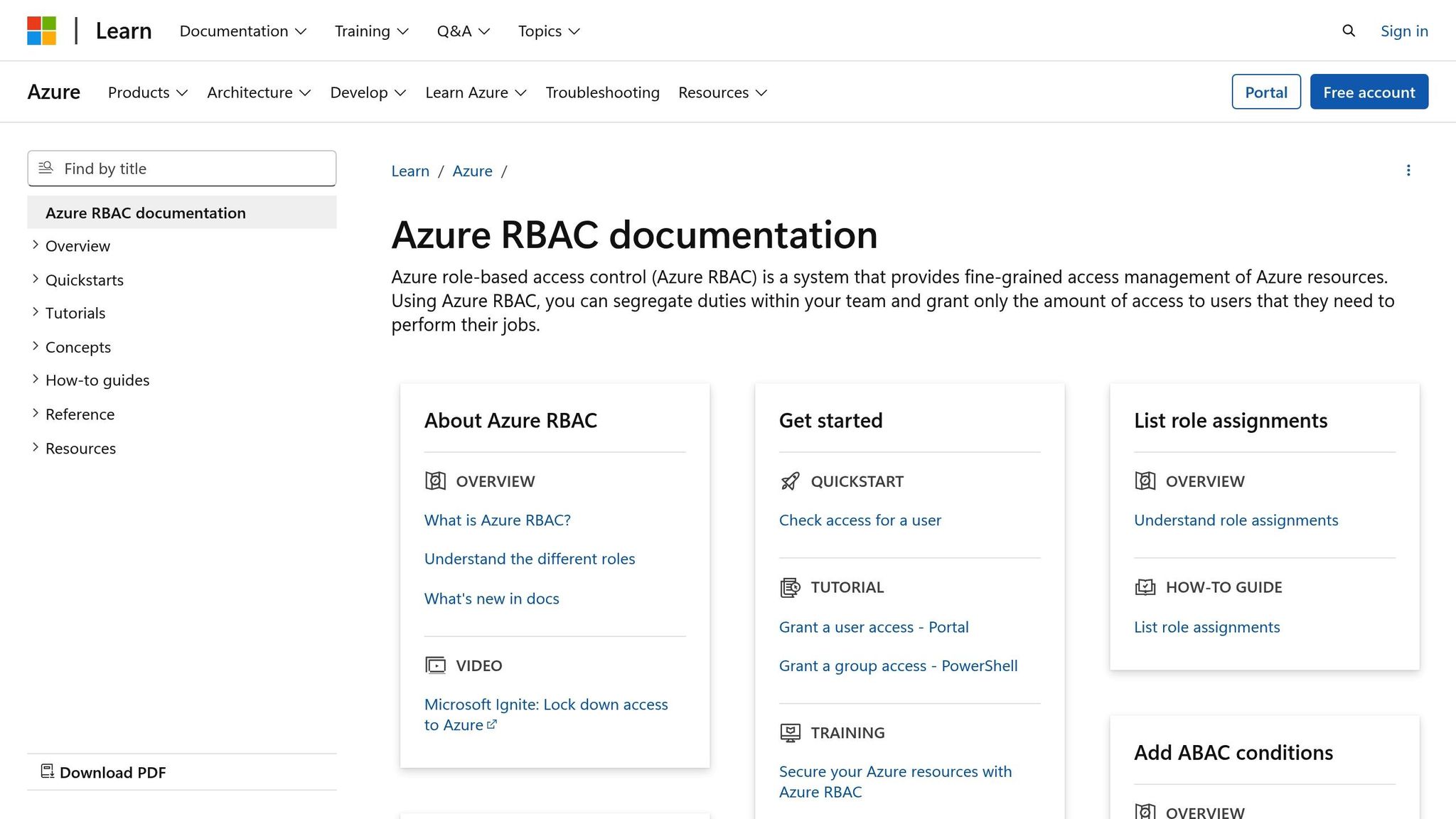 Azure RBAC