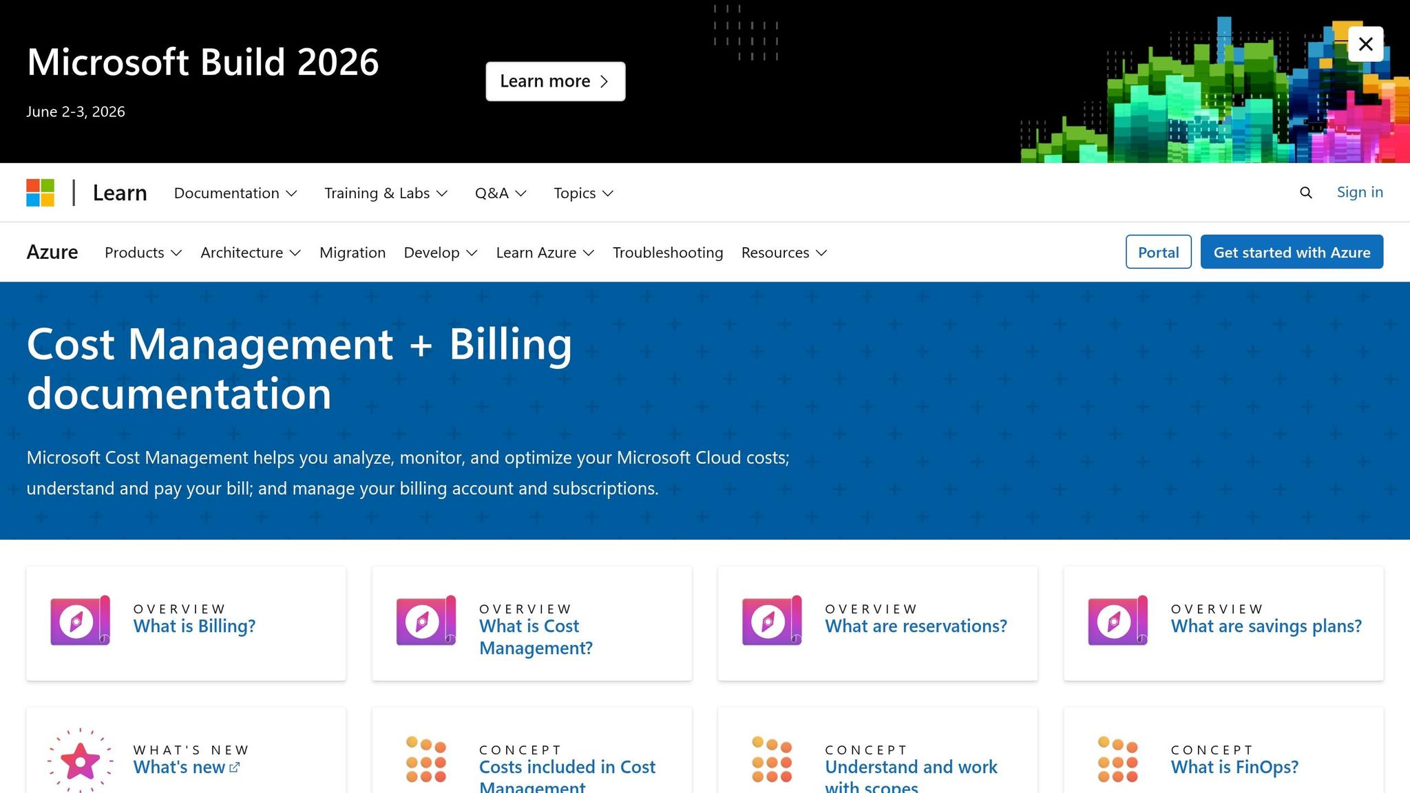 Microsoft Cost Management + Billing