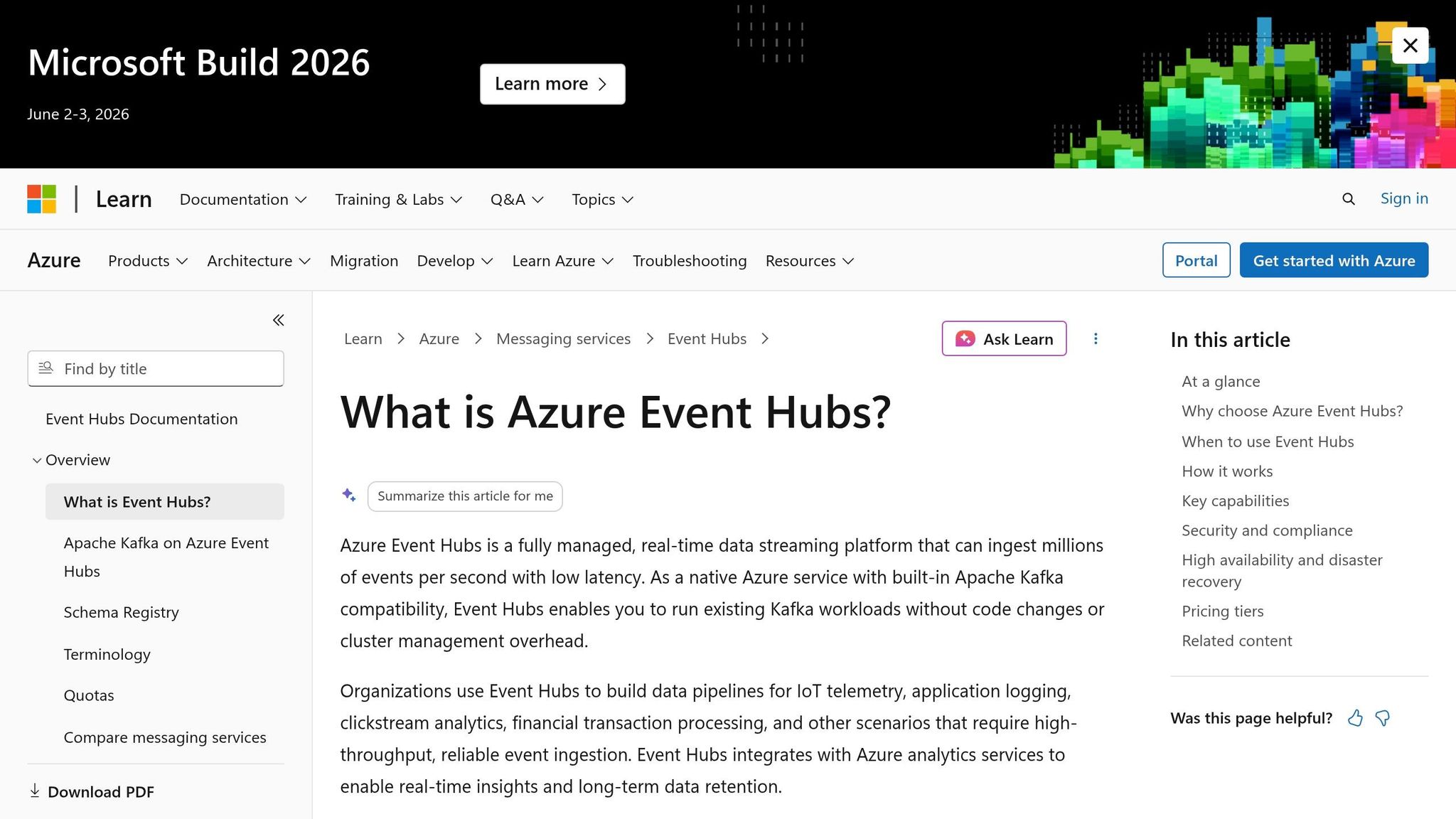 Azure Event Hubs