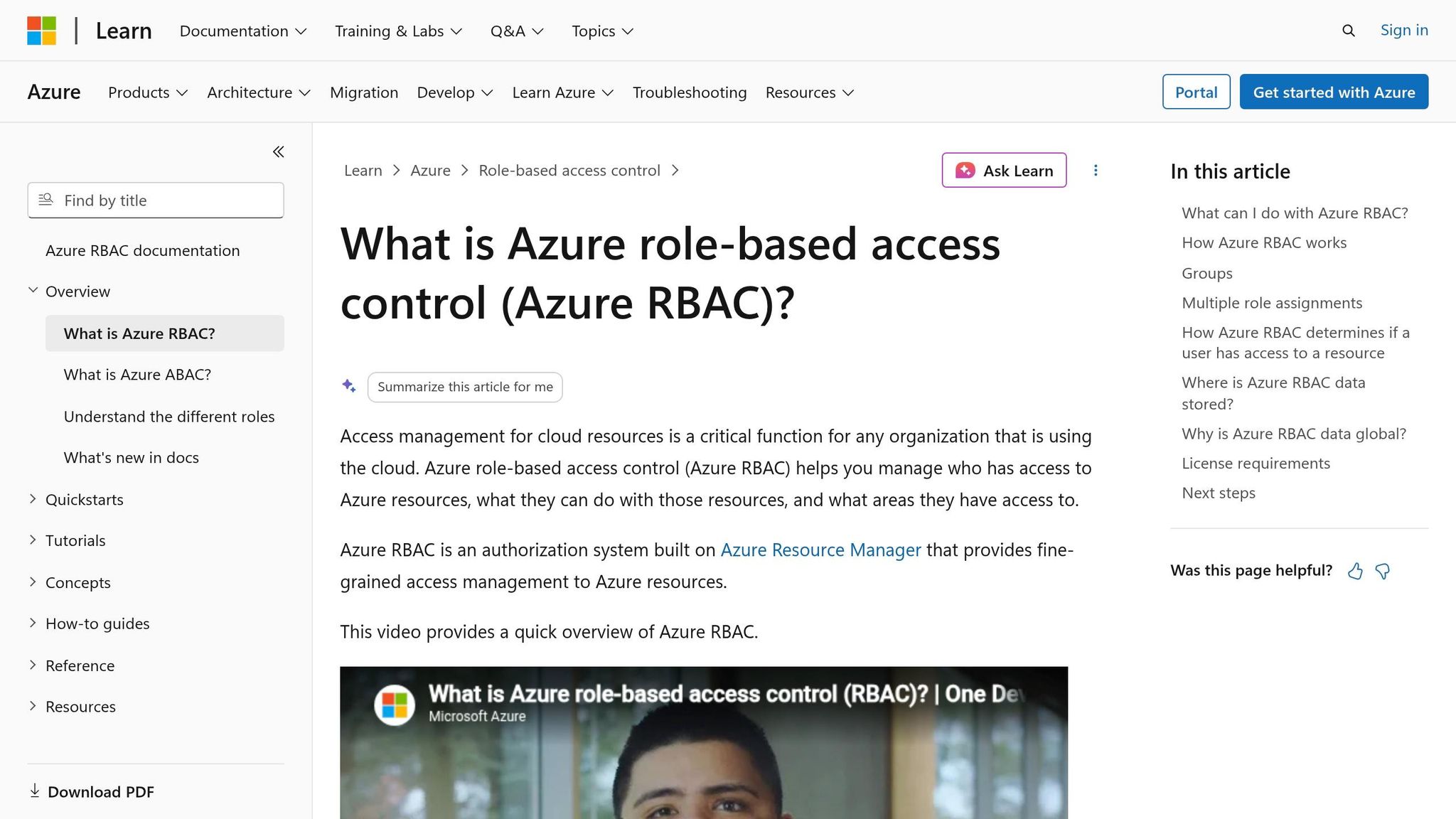 Azure RBAC