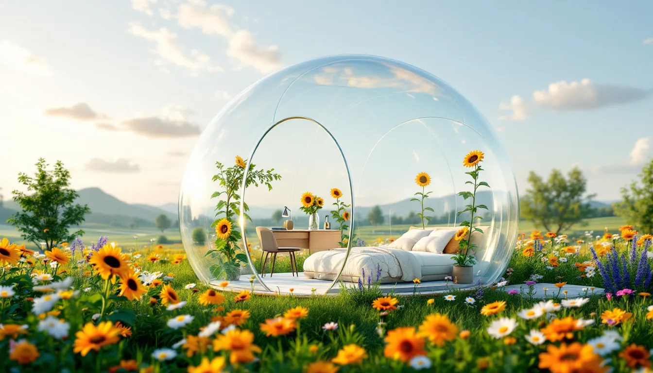 tiny bubble room