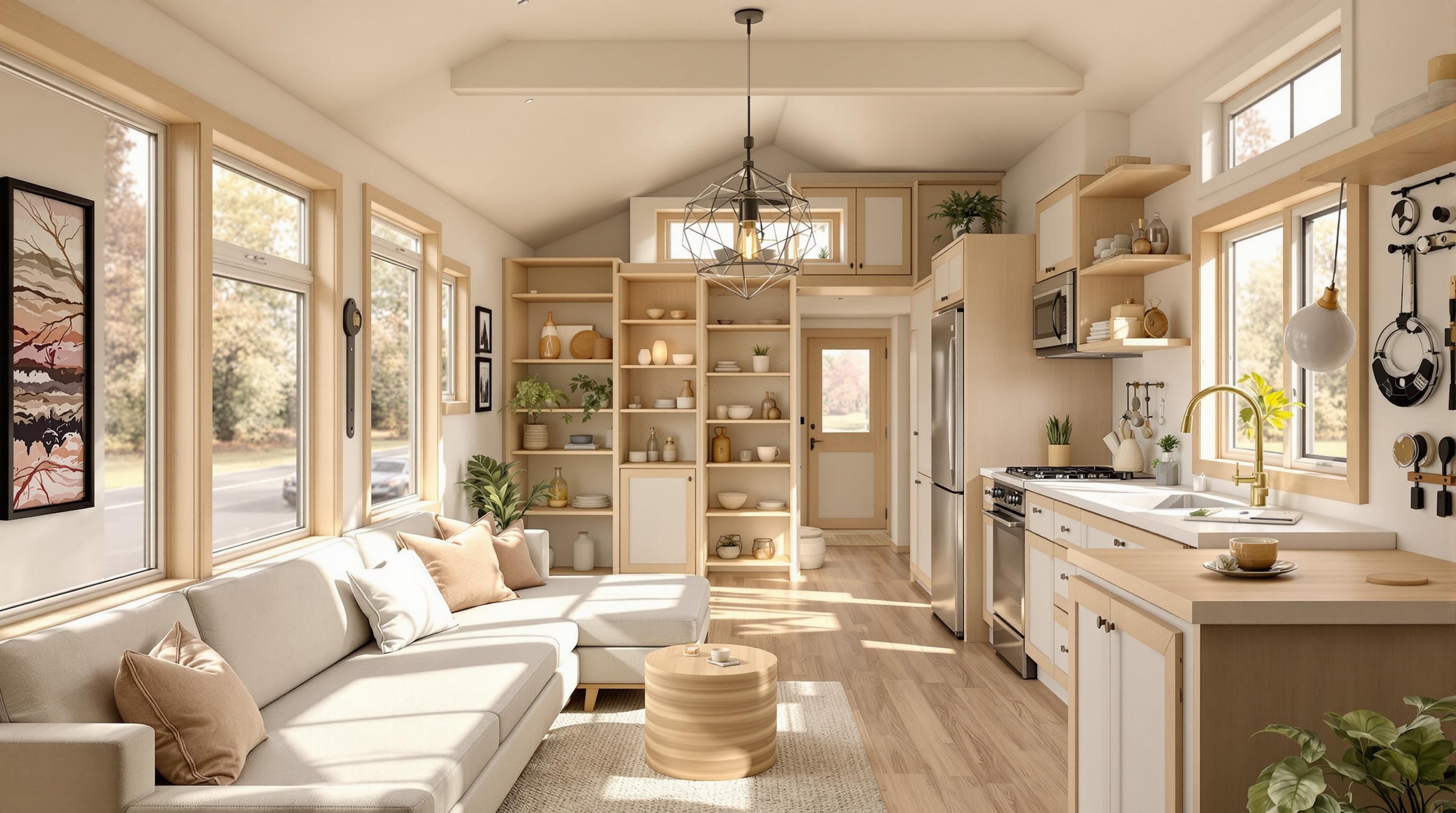 12x32 tiny house interior