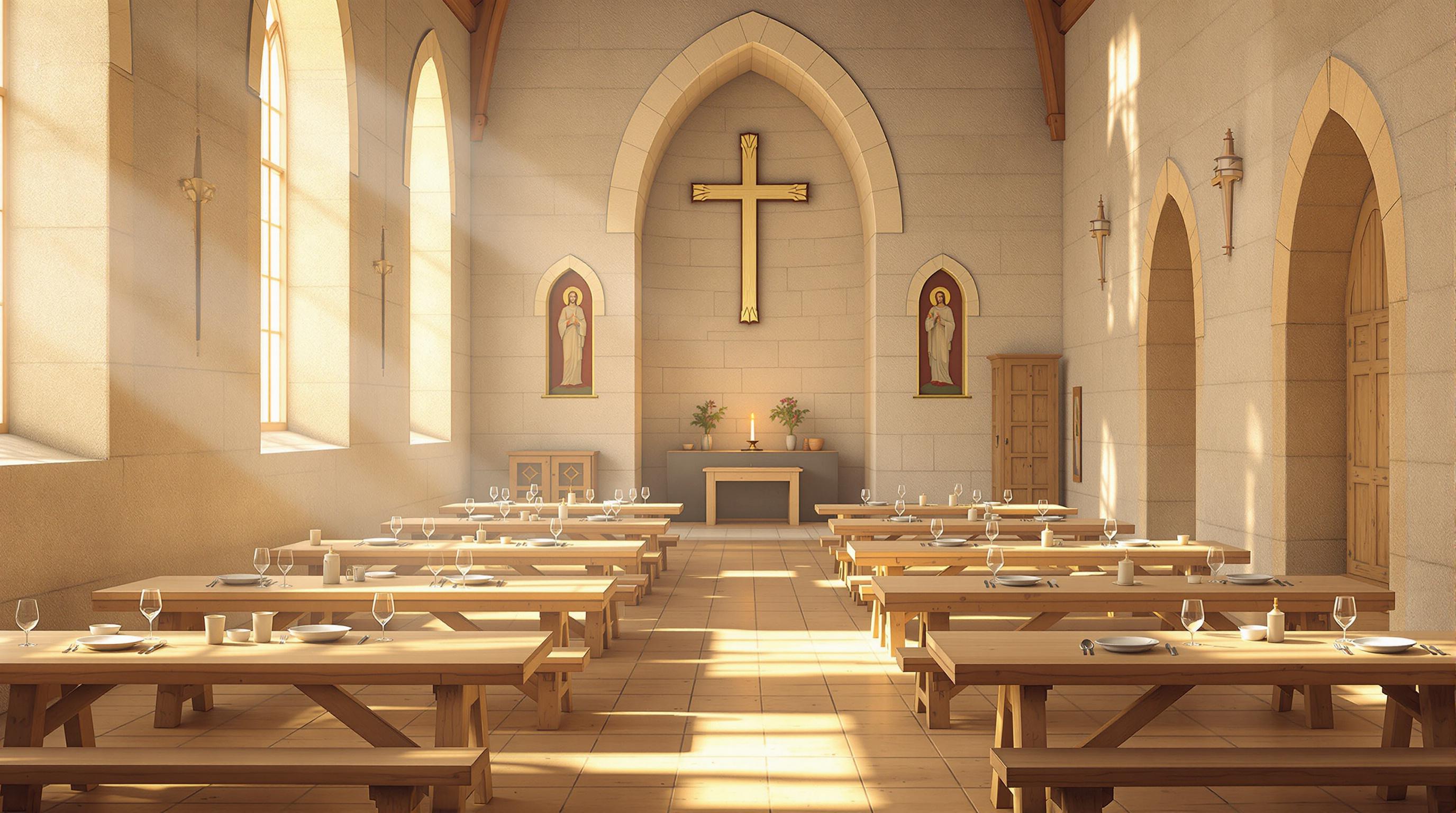 How Refectory Design Reflects Monastic Life