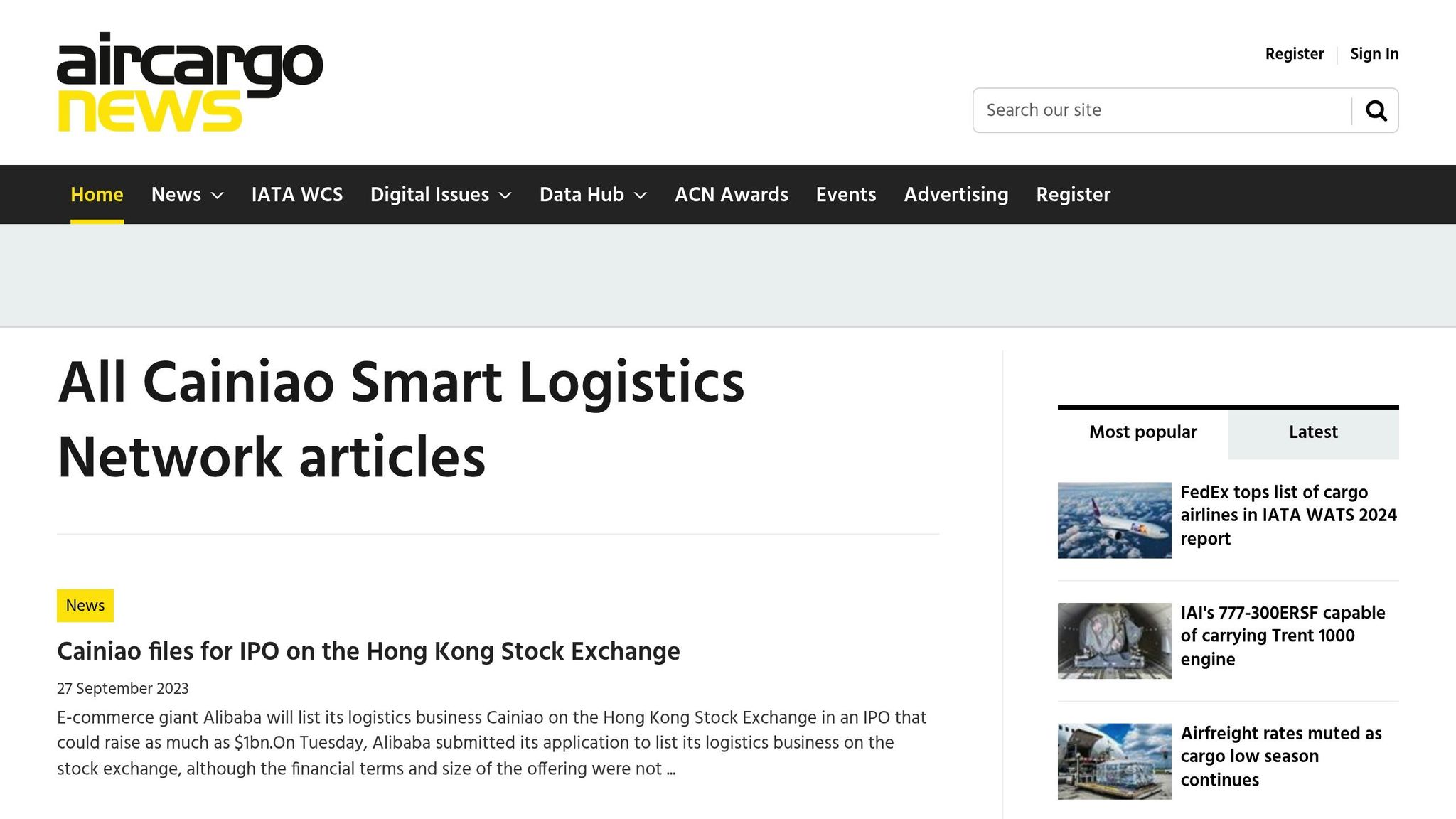 Smart Logistics Network News
