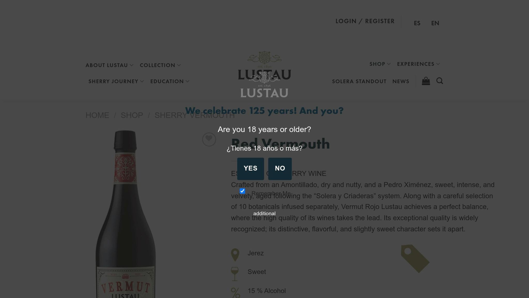 Lustau Vermut Rojo