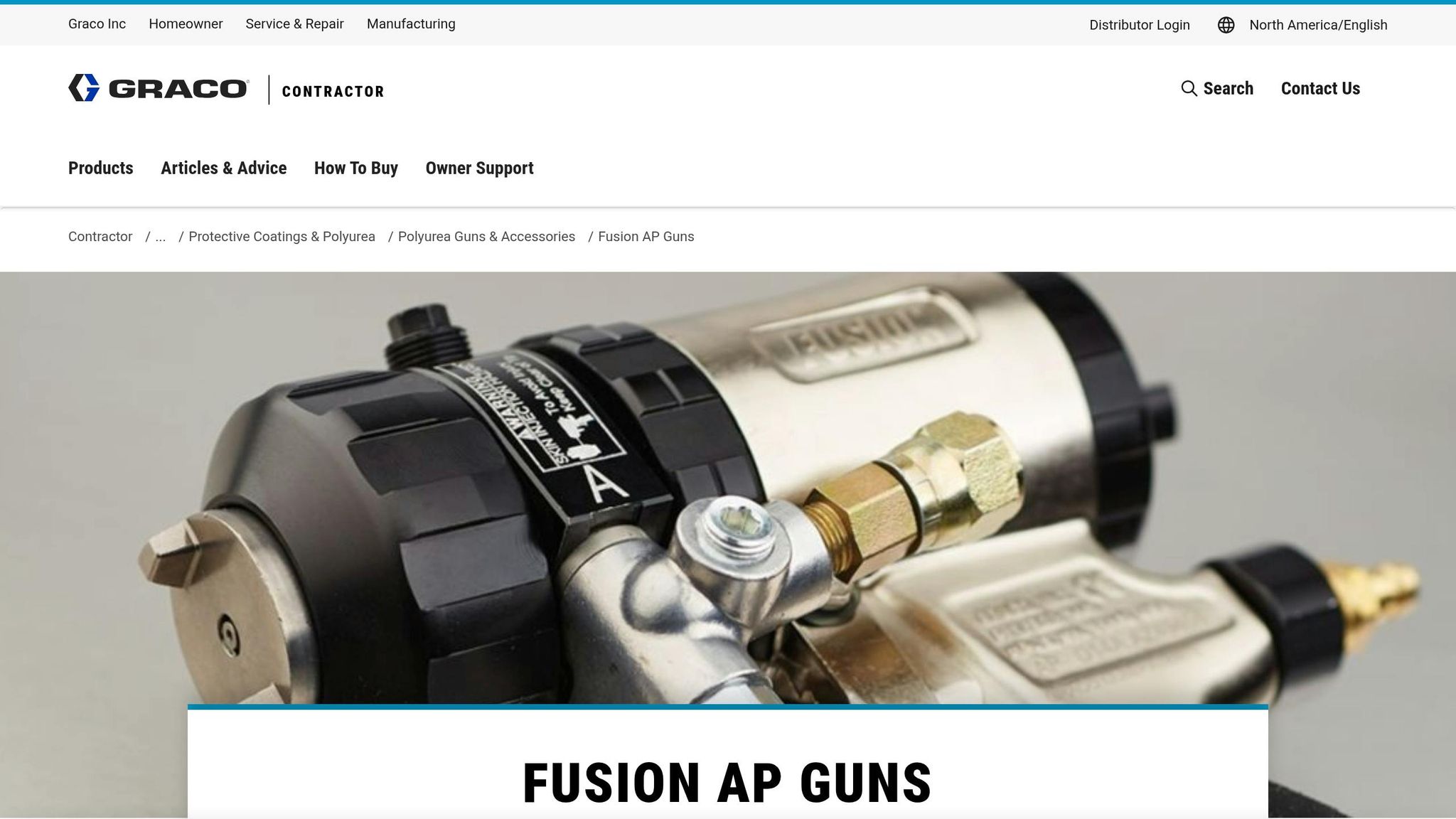 Graco AP Fusion Gun