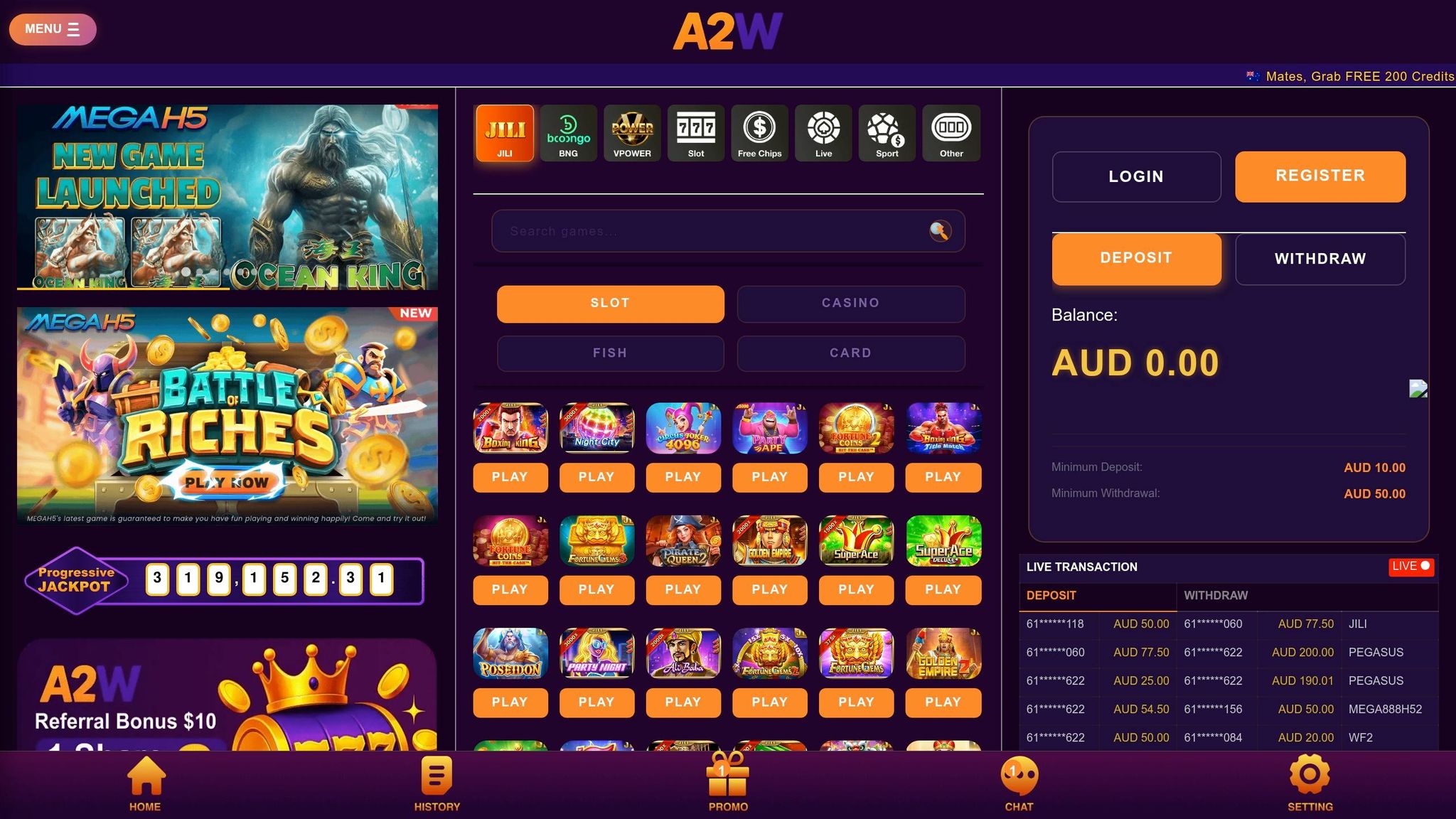 Aussie2Win Daily Rebate