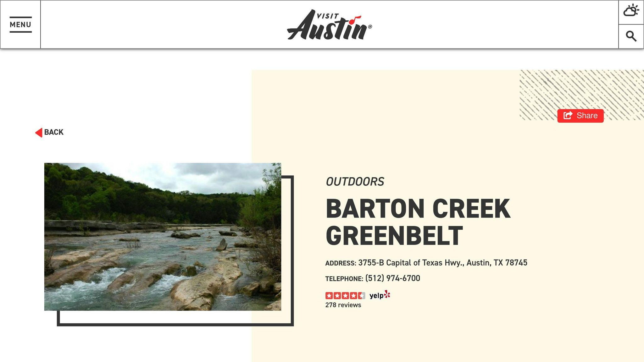 Barton Creek Greenbelt