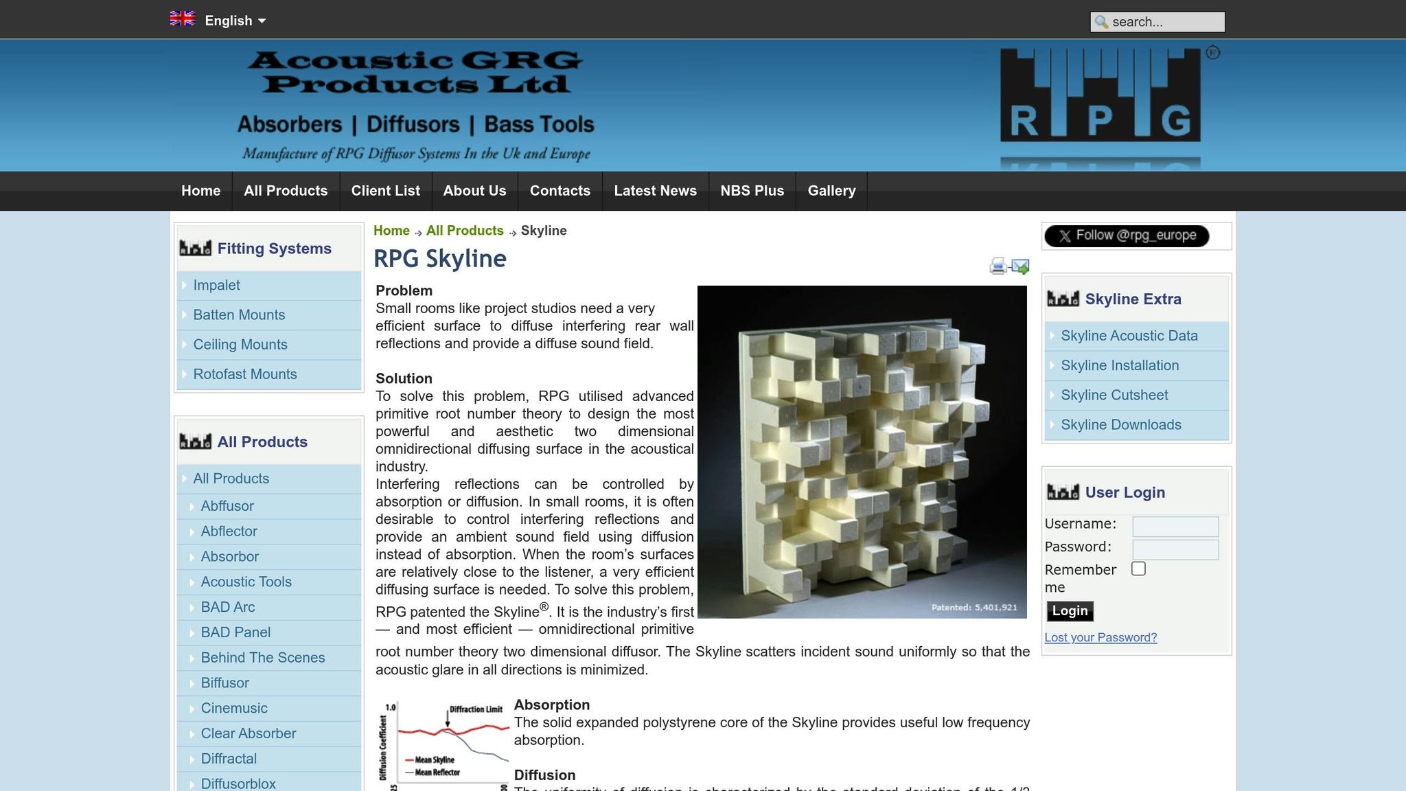 RPG Skyline Diffuser