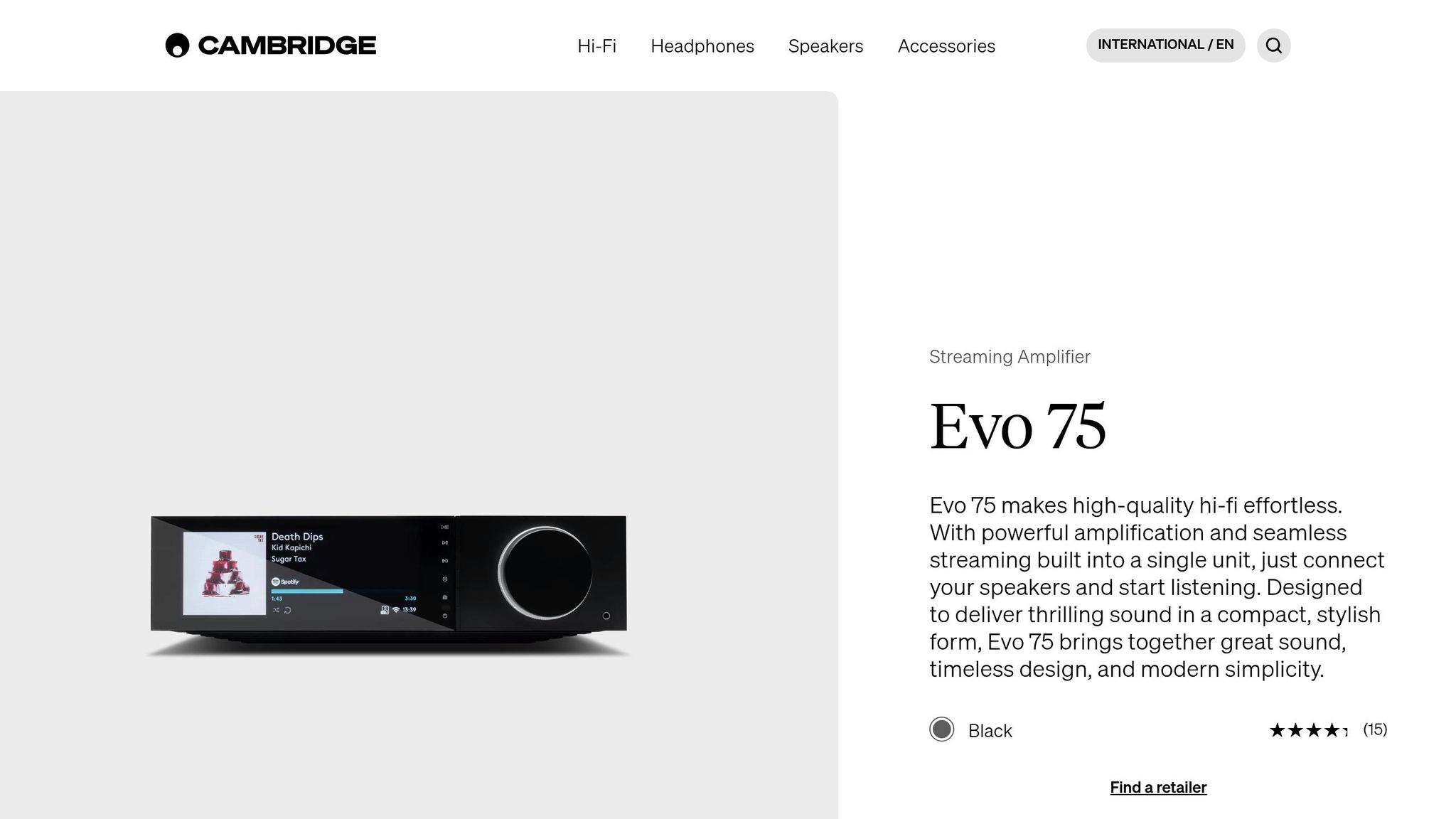 Cambridge Audio Evo 75