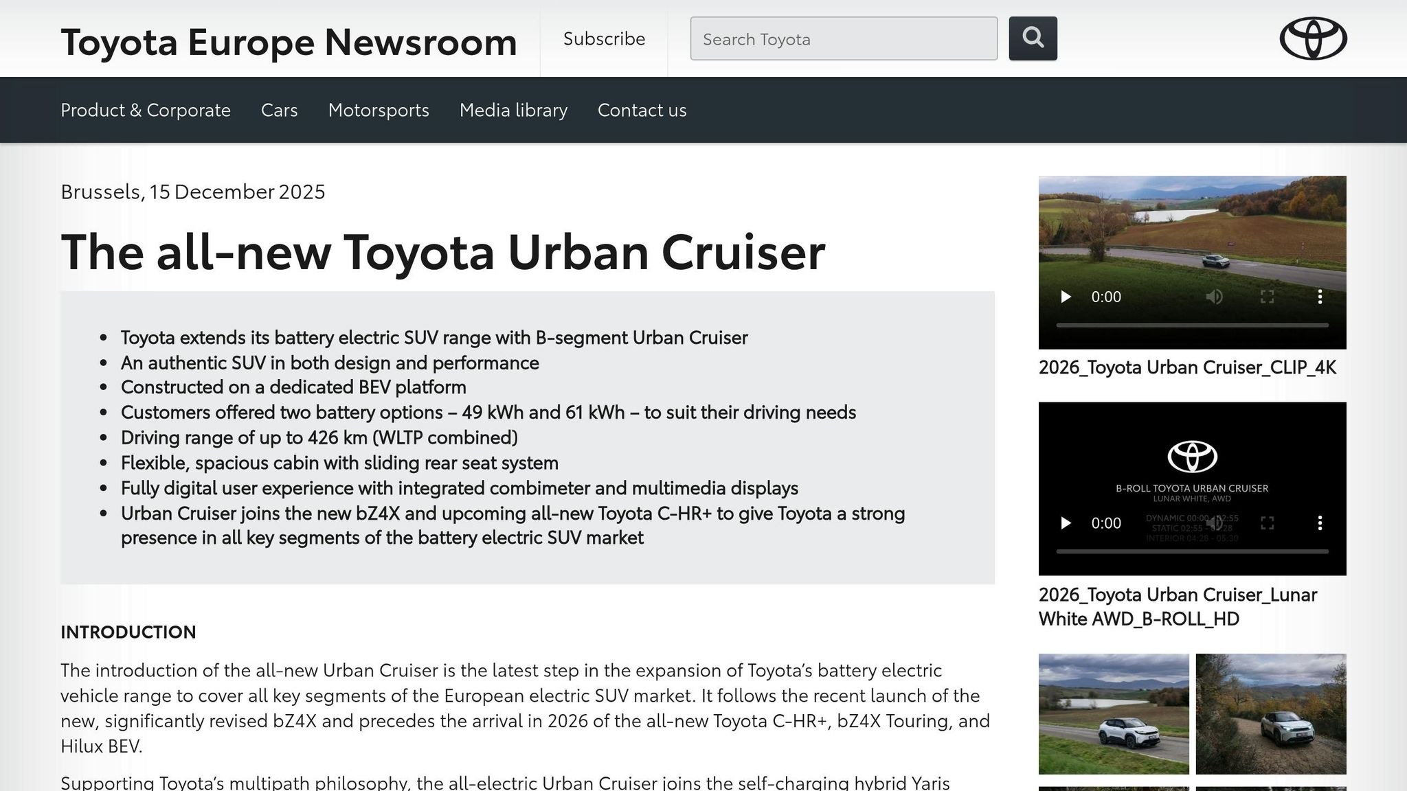 Toyota Urban Cruiser