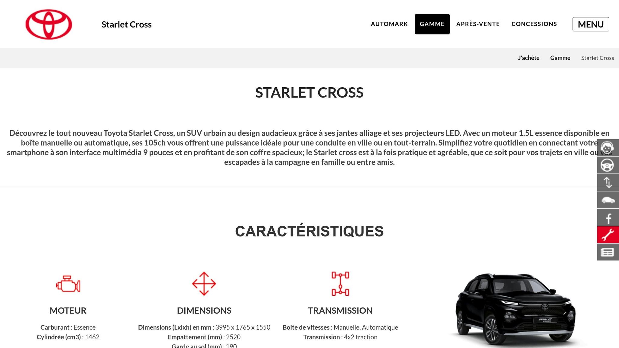 Toyota Starlet Cross