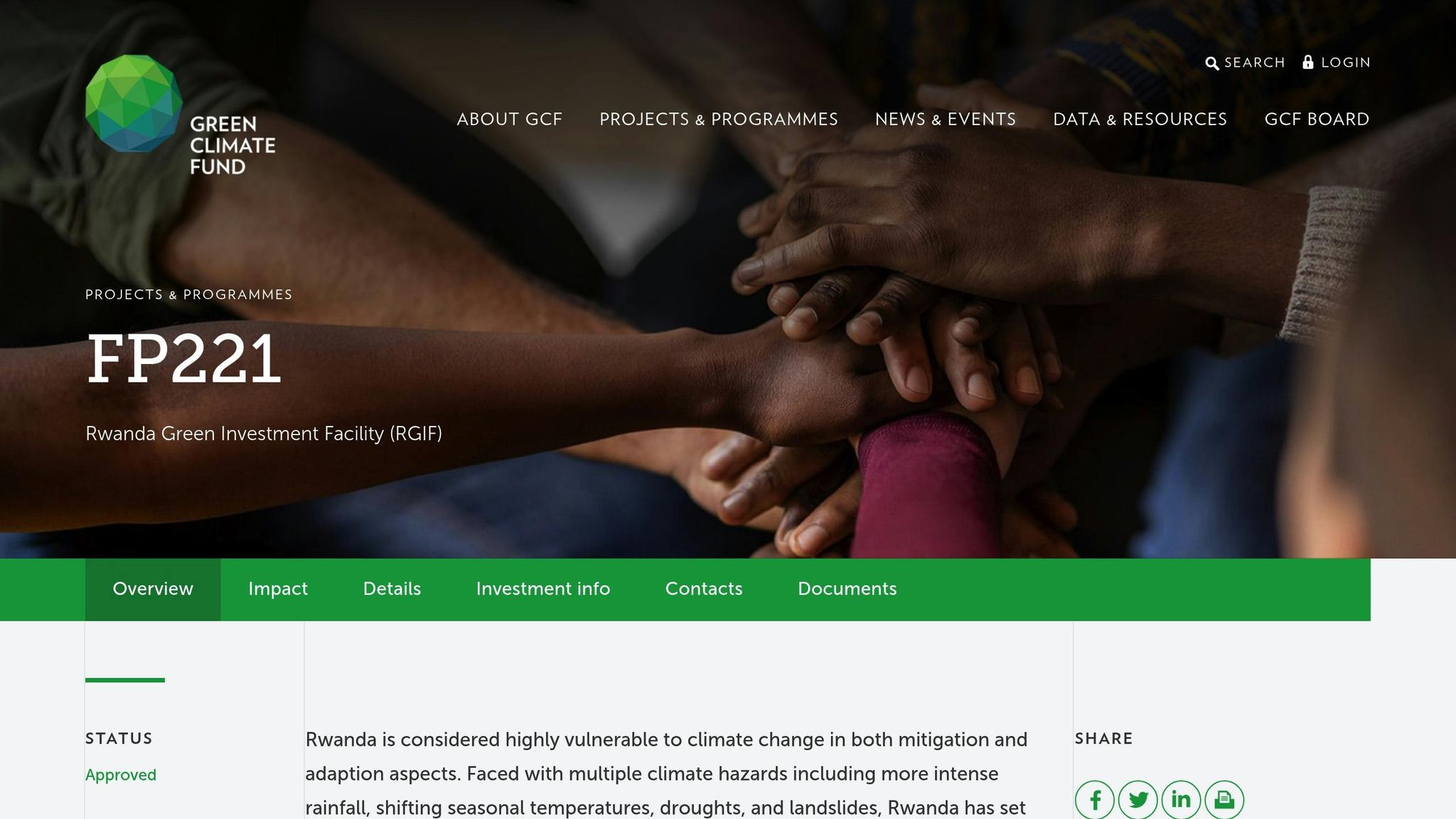 Rwanda Green Investment Facility