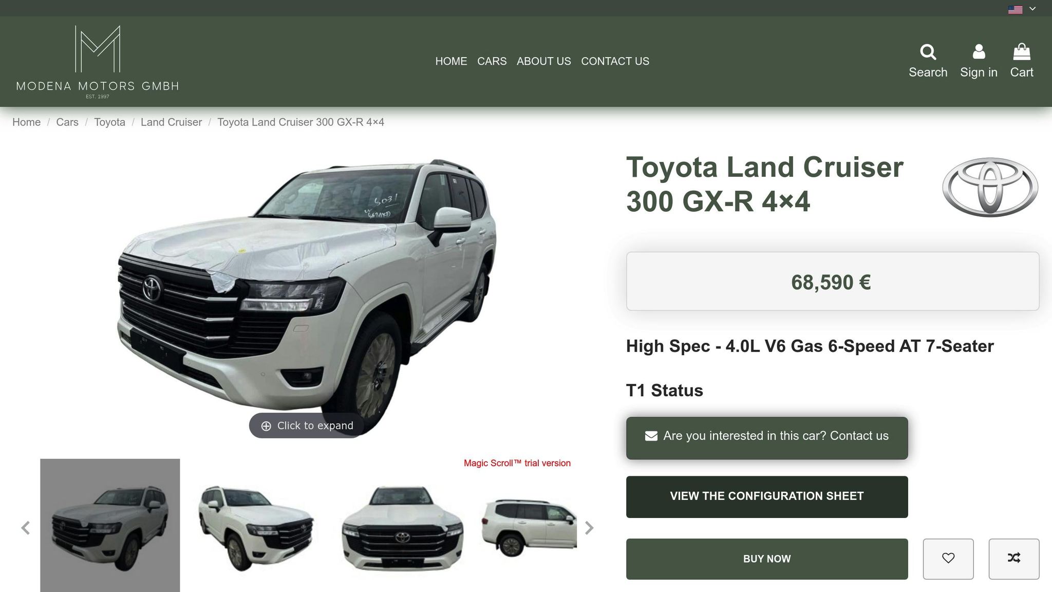Toyota Land Cruiser GX-R