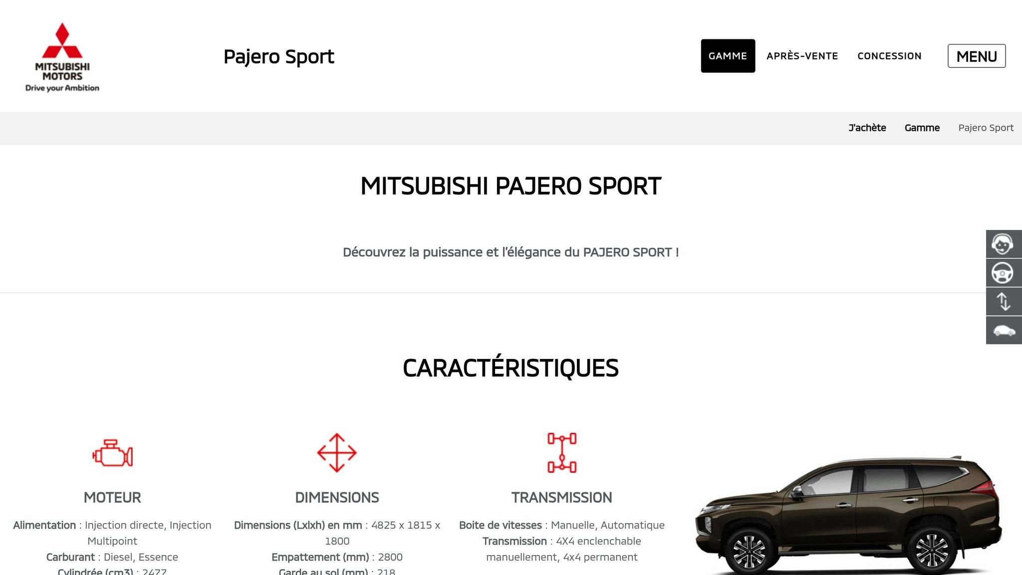 Mitsubishi Pajero Sport